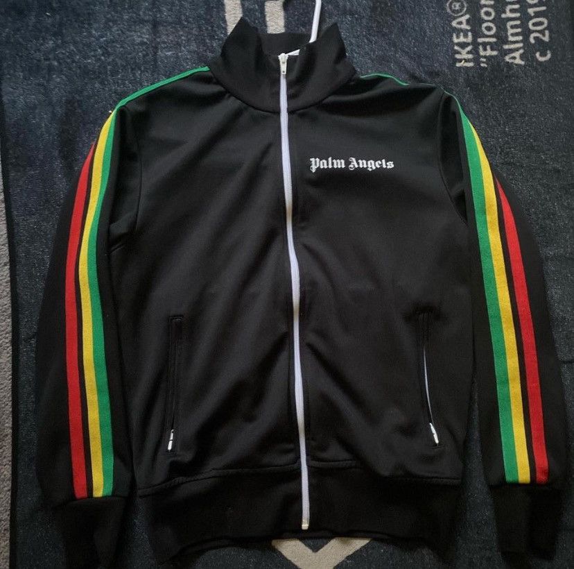 Palm Angels Palm angles Jamaican colored zip up | Grailed