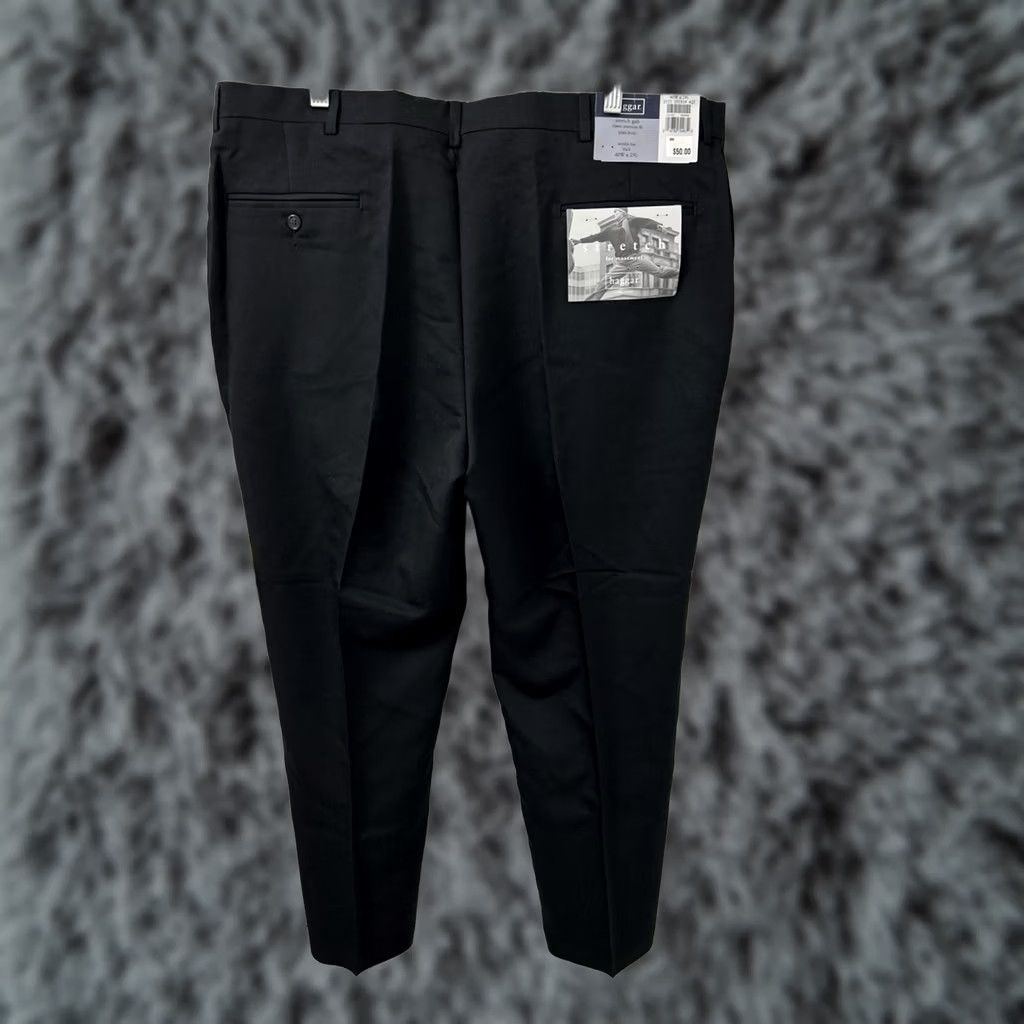 Haggar VINTAGE Haggar Stretch Gab Pants Mens 40x29 Black Classic Fit Trousers NWT 0 MSRP Size US 40 / EU 56 - 1 Thumbnail