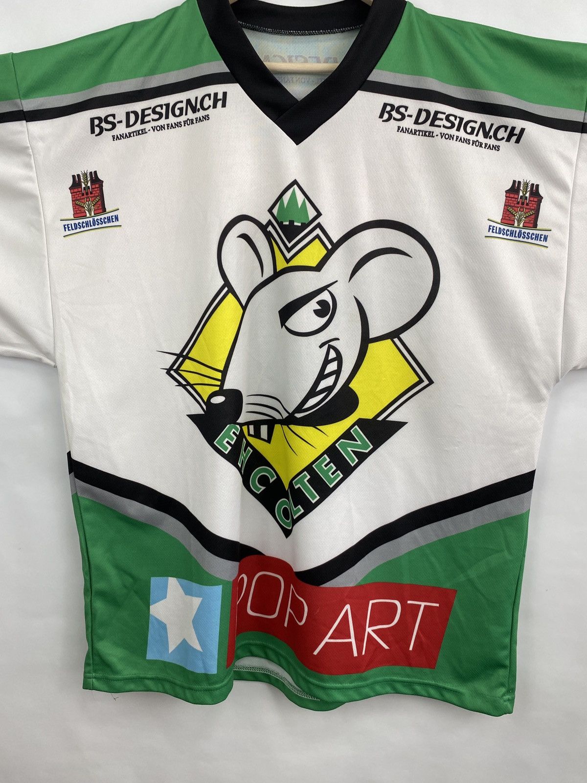 NHL 🇨🇭 Vintage EHC Olten Switzerland NHL Jersey Rare Retro Y2K Size US XL / EU 56 / 4 - 3 Thumbnail