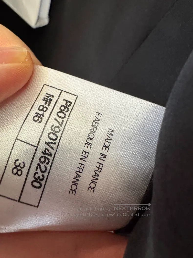 Chanel Chanel Black and silver woven black pearl tweed coat Size XS / US 0-2 / IT 36-38 - 7 Thumbnail