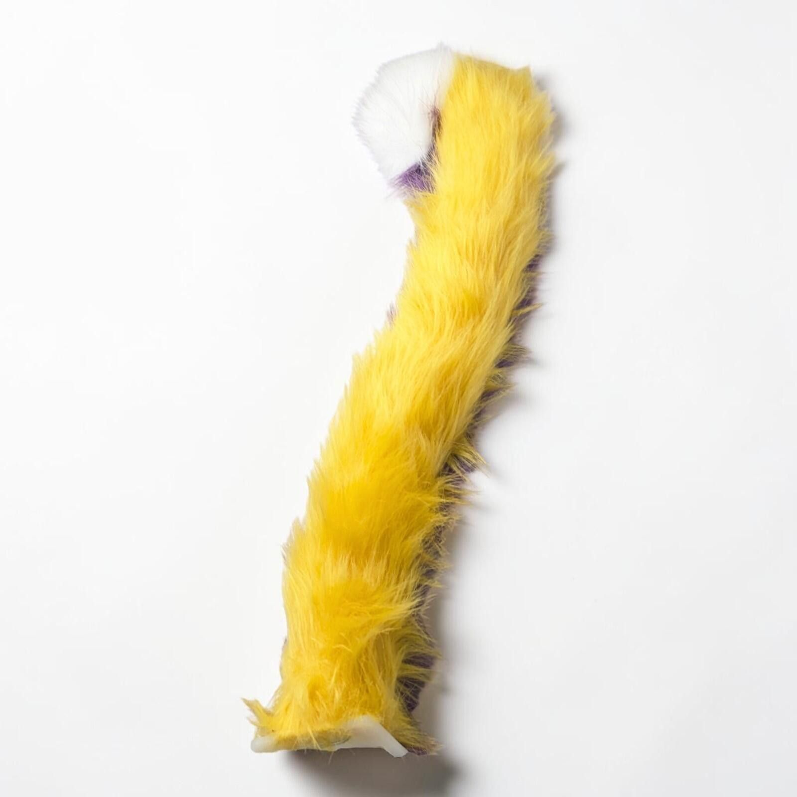 Other Fursuit Fish Tail Orange Purple Poseable 26" Furry Size ONE SIZE - 6 Thumbnail