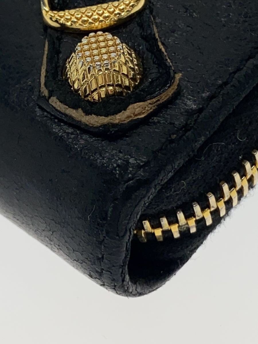 Balenciaga Balenciaga Sheep Leather Long Wallet Black Size ONE SIZE - 9 Thumbnail