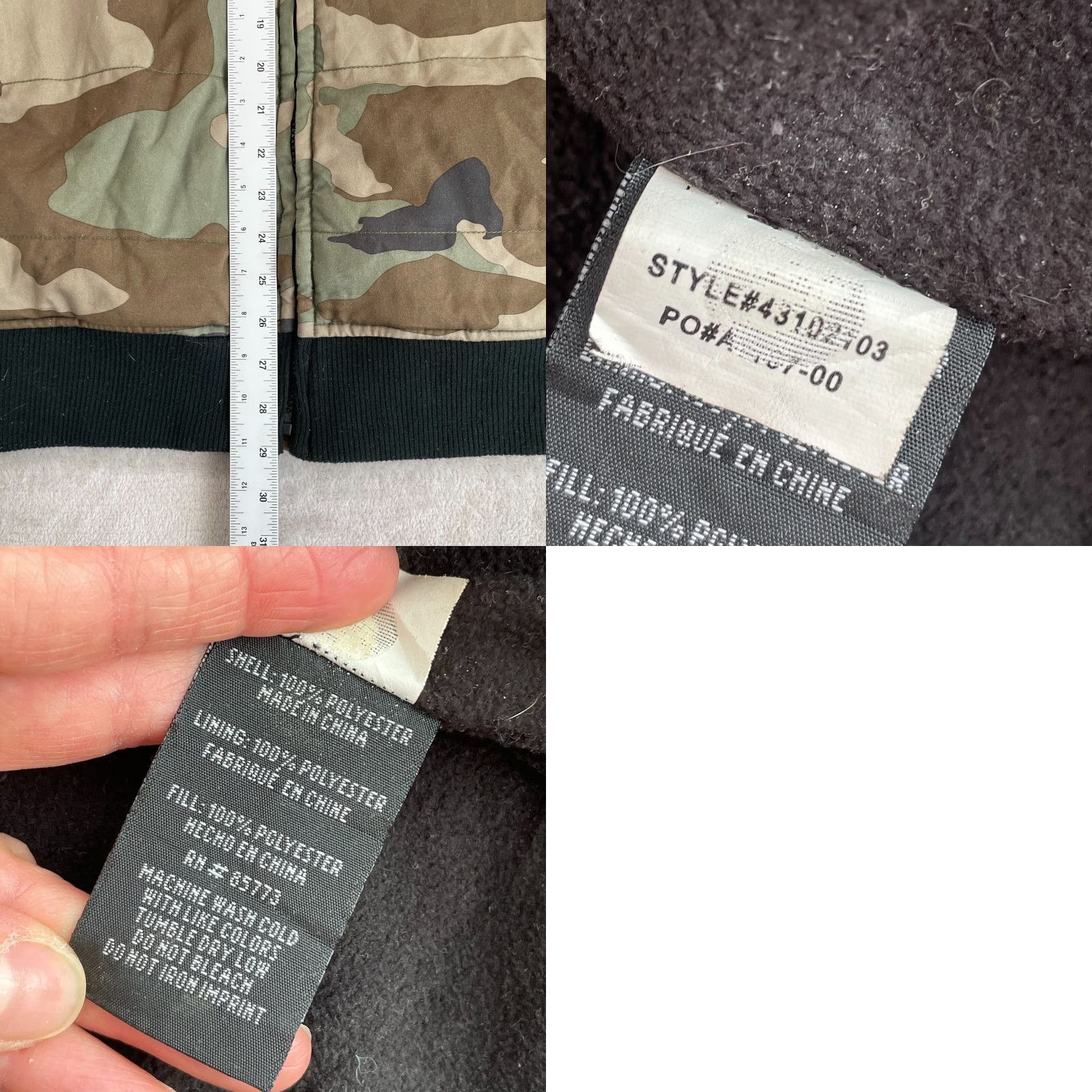 O'Neill O'Neill Jacket Men 2XL Woodland Camouflage Fleece Lined Full Zip Pockets Beach Shirt Mens Camouflage 2XL Multicolor Fall Winter Beach Size US XXL / EU 58 / 5 - 8 Thumbnail