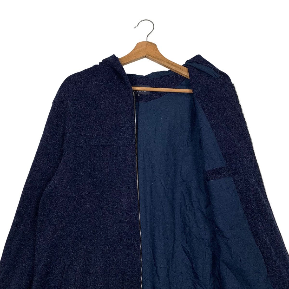 Japanese Brand BEQUEM Made in Japan Hoodie Jacket #2377-C106 Size US L / EU 52-54 / 3 - 11 Thumbnail