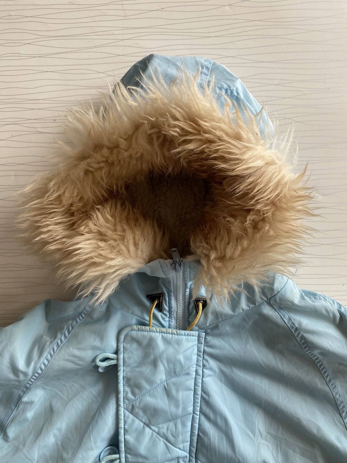 Vintage × Wrangler Vintage Wrangler Lining Fur Hood Bomber Style Flight Jacket Size US L / EU 52-54 / 3 - 23 Thumbnail