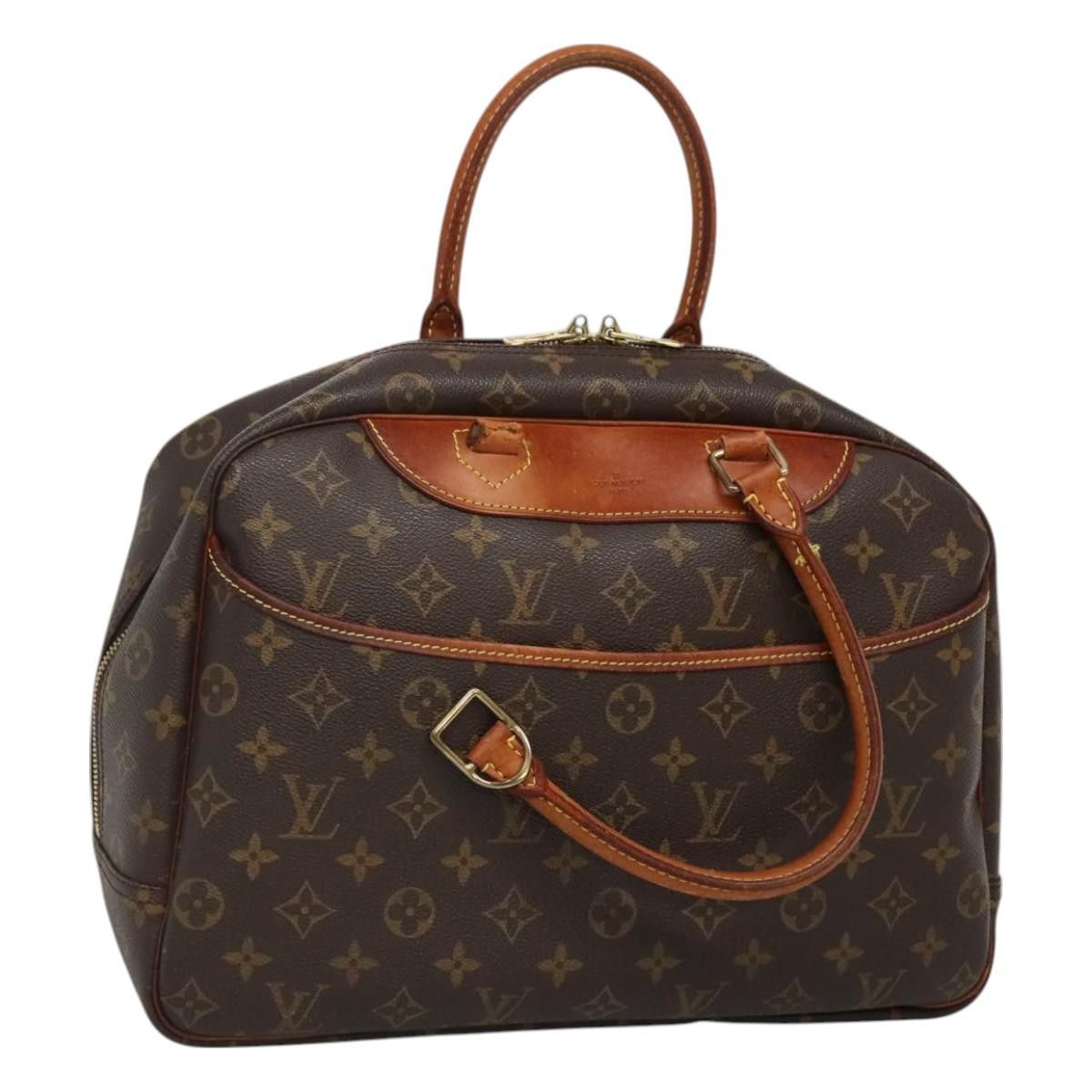 LOUIS VUITTON Monogram Deauville Hand Bag M47270 LV Auth 154311