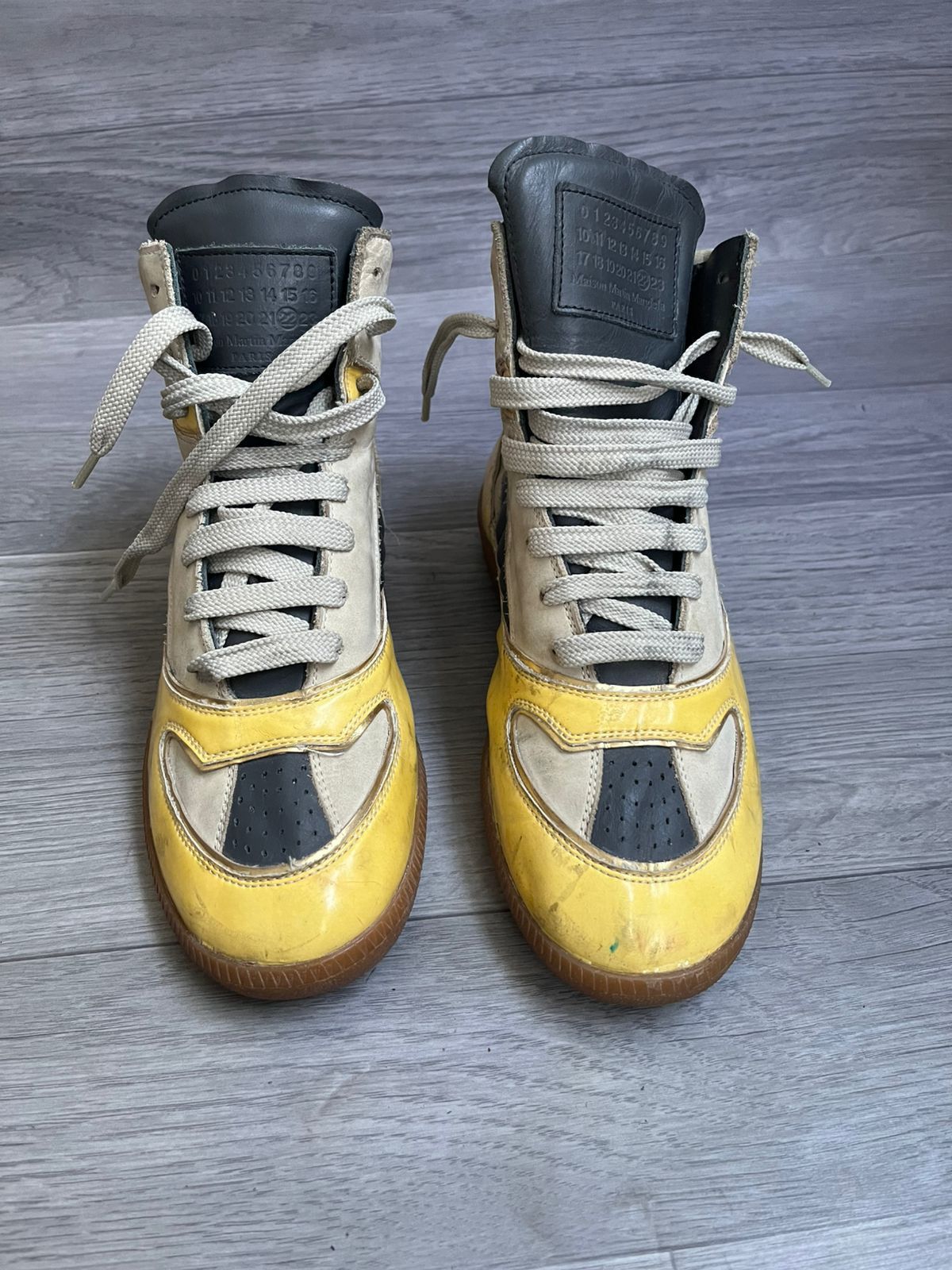 Maison Margiela Maison Margiela FW 12 Replica Hi Top Gat Sneakers Sz 38.5 Size US 8.5 / IT 38.5 - 10 Thumbnail
