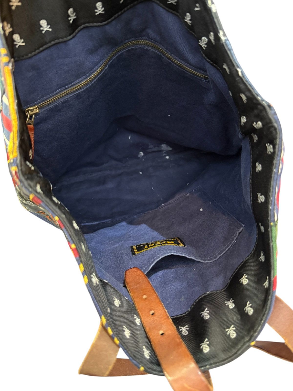 Rugby Ralph Lauren Rugby Ralph Lauren BlackWatch Skull Tote Bag Size ONE SIZE - 5 Thumbnail