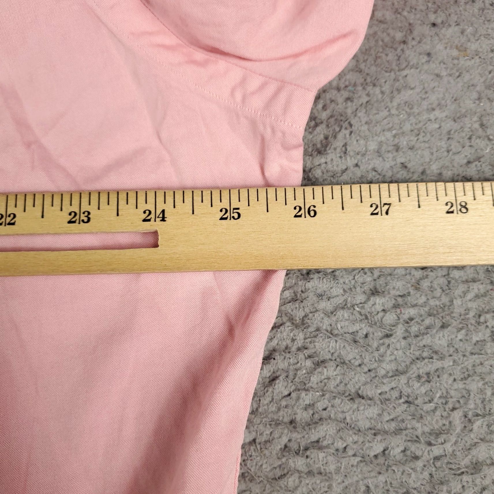 Ralph Lauren Ralph Lauren Shirt Mens 16.5 Pink Dress Button Up Long Sleeve Cotton Solid Size 42R - 7 Thumbnail