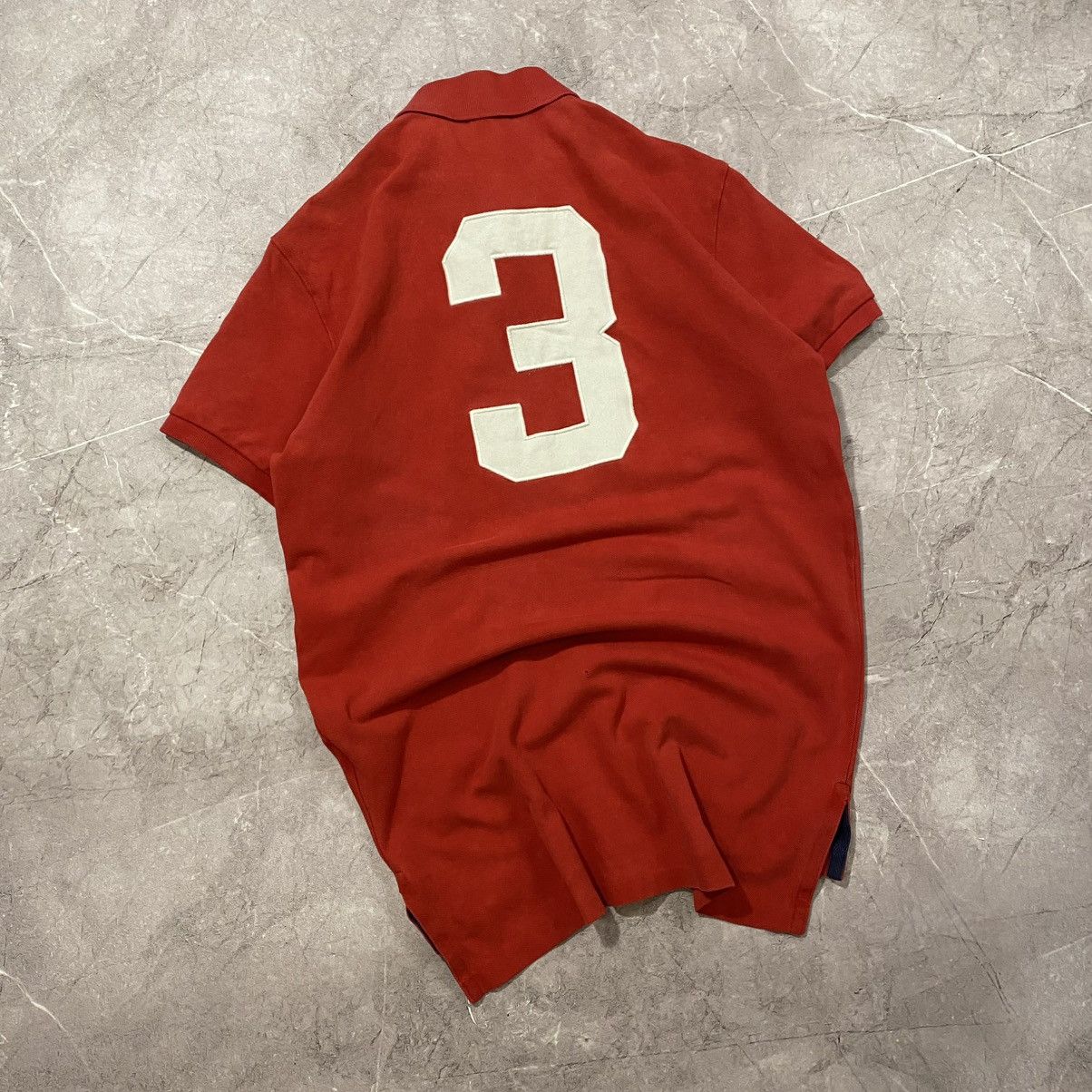 Polo Ralph Lauren VINTAGE POLO RALPH LAUREN RUGBY POLO TEE BIG LOGO 3 90s Size US S / EU 44-46 / 1 - 9 Thumbnail