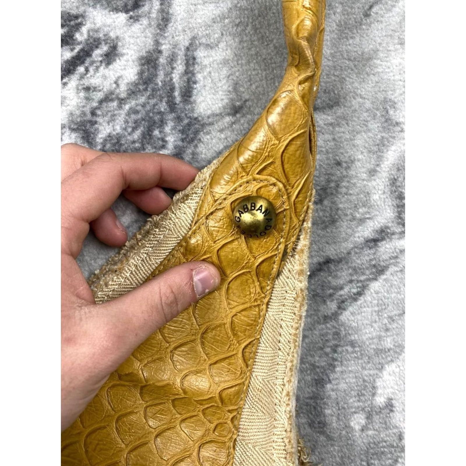 Dolce & Gabbana VINTAGE Dolce&Gabbana DG Logo Bag Shoulder Bag Women Beige Leather Hardware Gold Silver Inner Pockets Size ONE SIZE - 7 Thumbnail