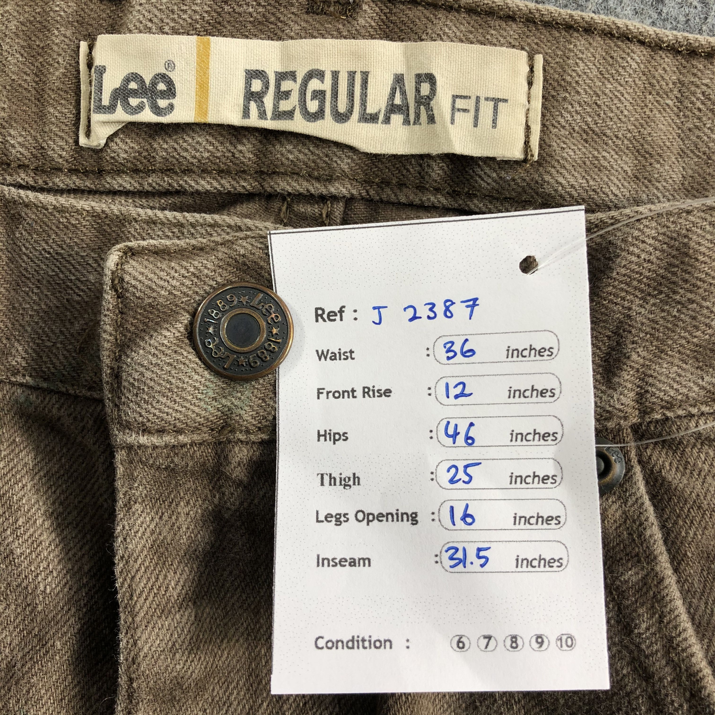 Lee Vintage Lee Jeans-J2387 Size US 36 / EU 52 - 13 Thumbnail