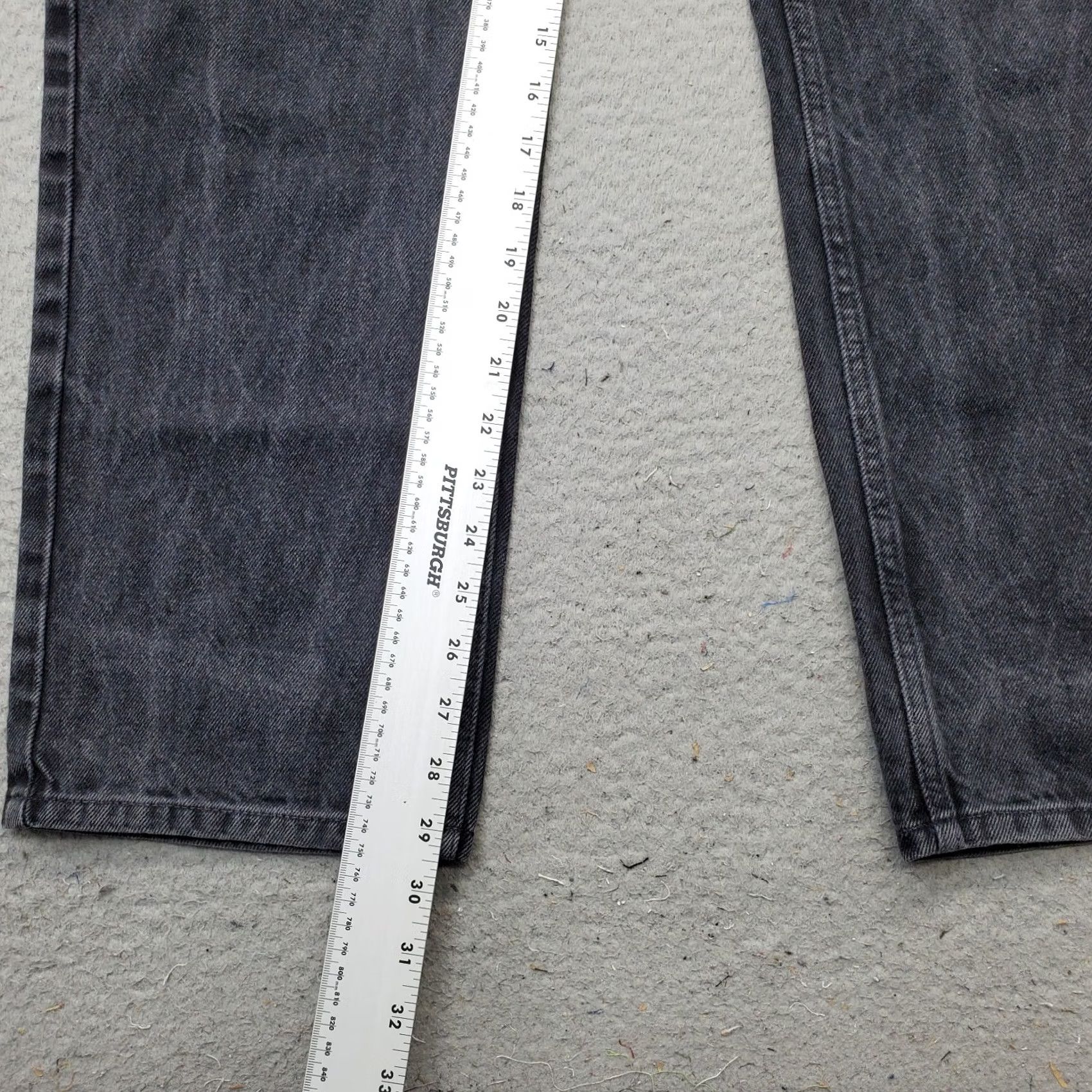 Tommy Hilfiger Tommy Hilfiger Jeans Mens 34x30 Black Denim Droite Dark Wash Straight Leg Jeans Mens 34x30 Black Denim Straight Size US 34 / EU 50 - 4 Thumbnail