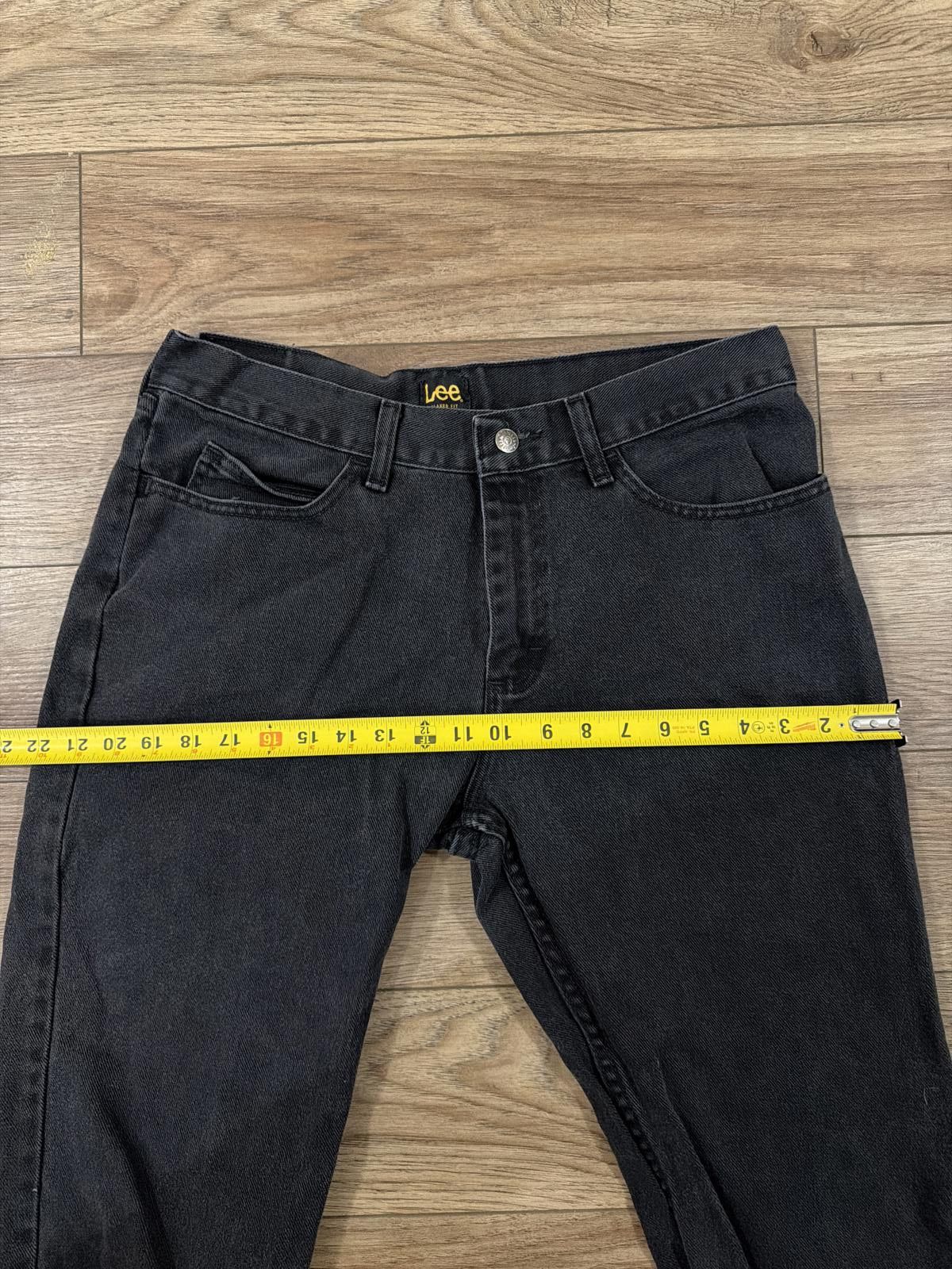 Lee Vintage Y2K Lee Relaxed Fit Black Denim Jeans 33x30 Grunge Size US 33 - 9 Thumbnail