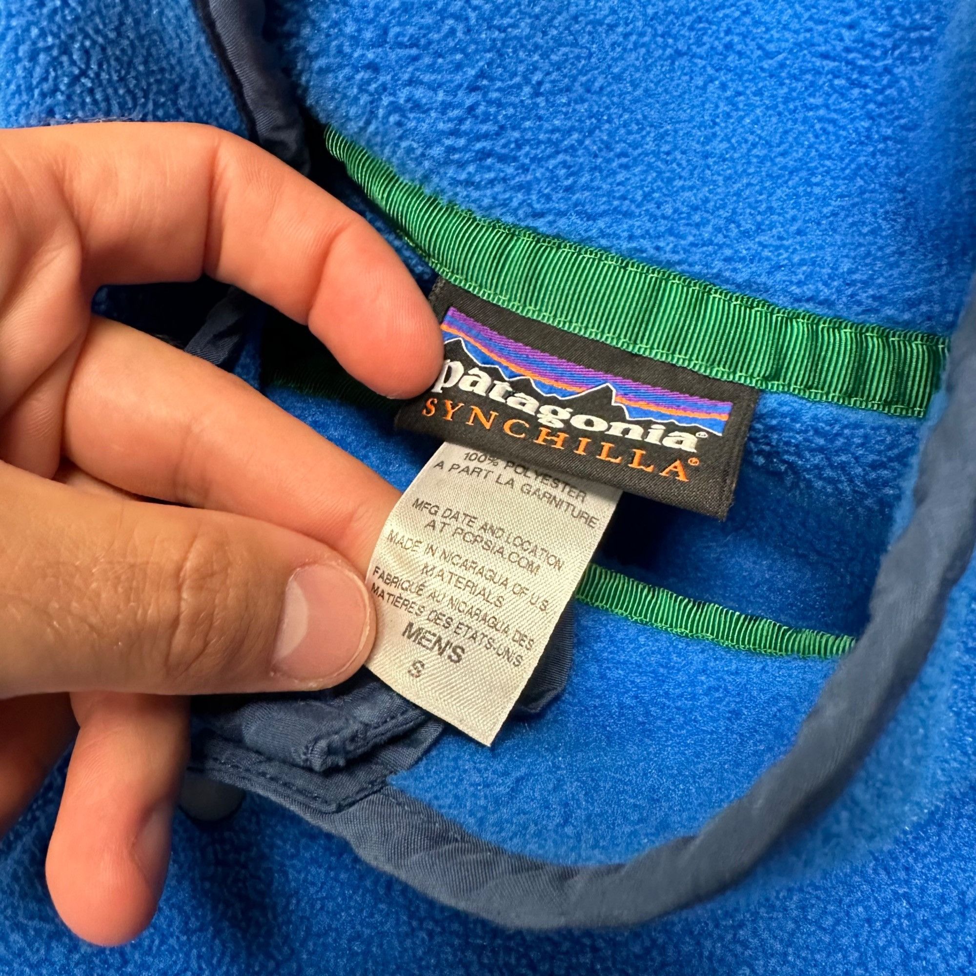 Patagonia × Vintage Vintage Patagonia Synchilla Snap Up Pullover Fleece Jacket B Size US M / EU 48-50 / 2 - 2 Thumbnail