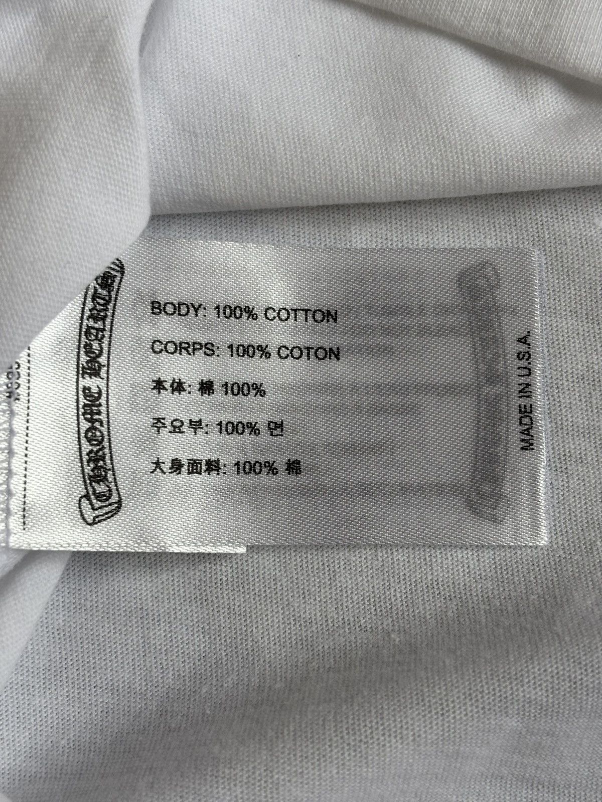 Chrome Hearts Chrome Hearts White Scroll Tee Size US L / EU 52-54 / 3 - 5 Thumbnail