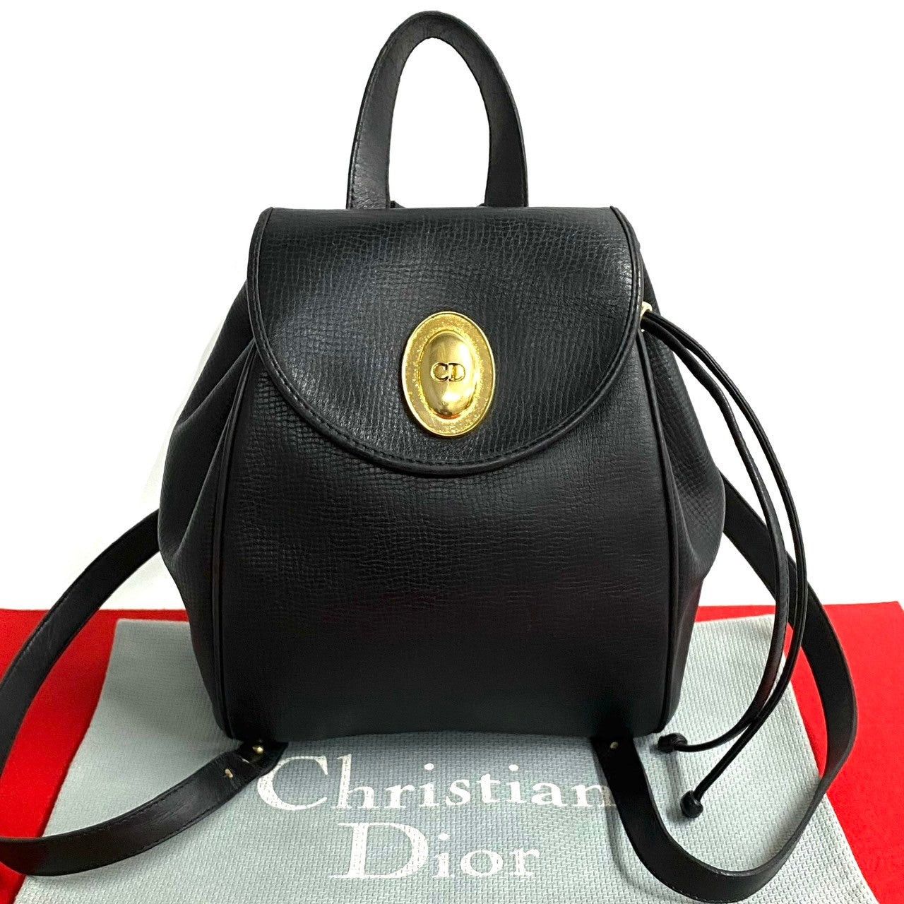 Dior Dior Backpack Black Leather Size ONE SIZE - 1 Thumbnail