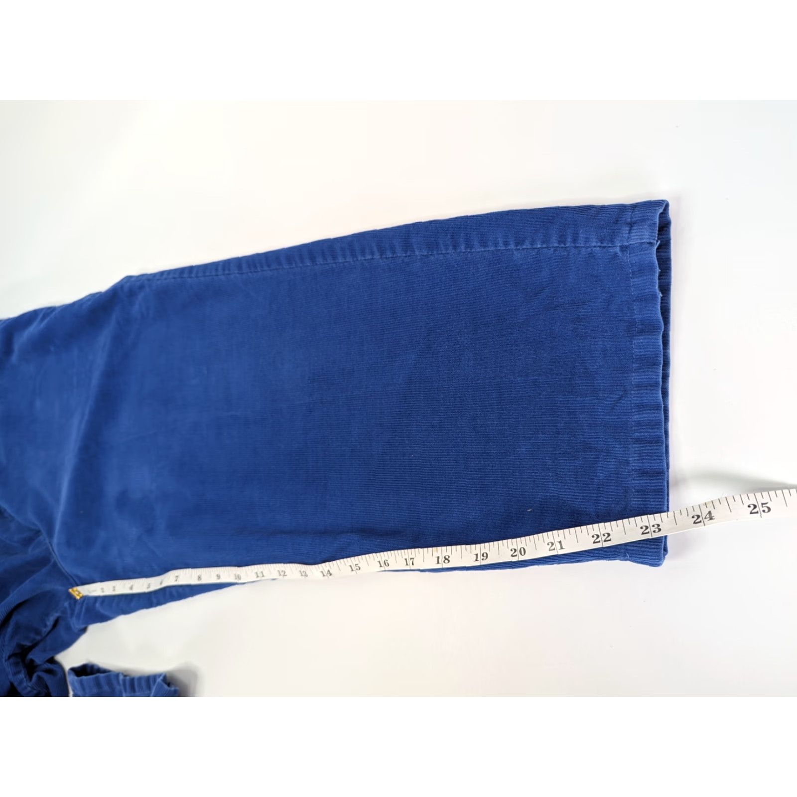 Sears VINTAGE Roebuck & Co. Corduroy Pants Blue Cropped 16 Petite Cowboy USA Capri Jeans? Size 38" / US 16 / IT 52 - 7 Thumbnail