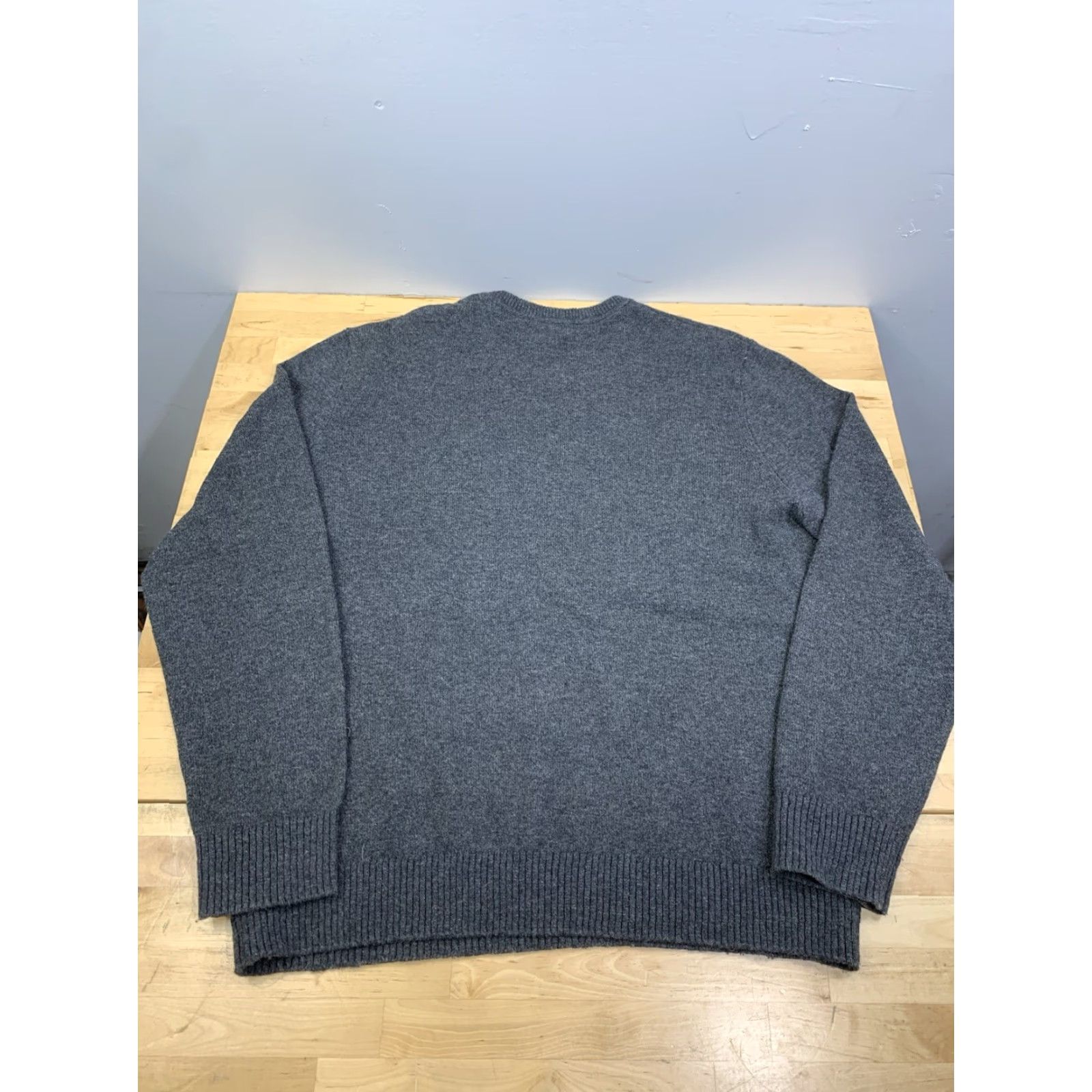 Gap Gap Sweatshirt Mens XL Crew Neck Charcoal Gray Wool Blend Casual Pullover 11353 Size US XL / EU 56 / 4 - 8 Thumbnail