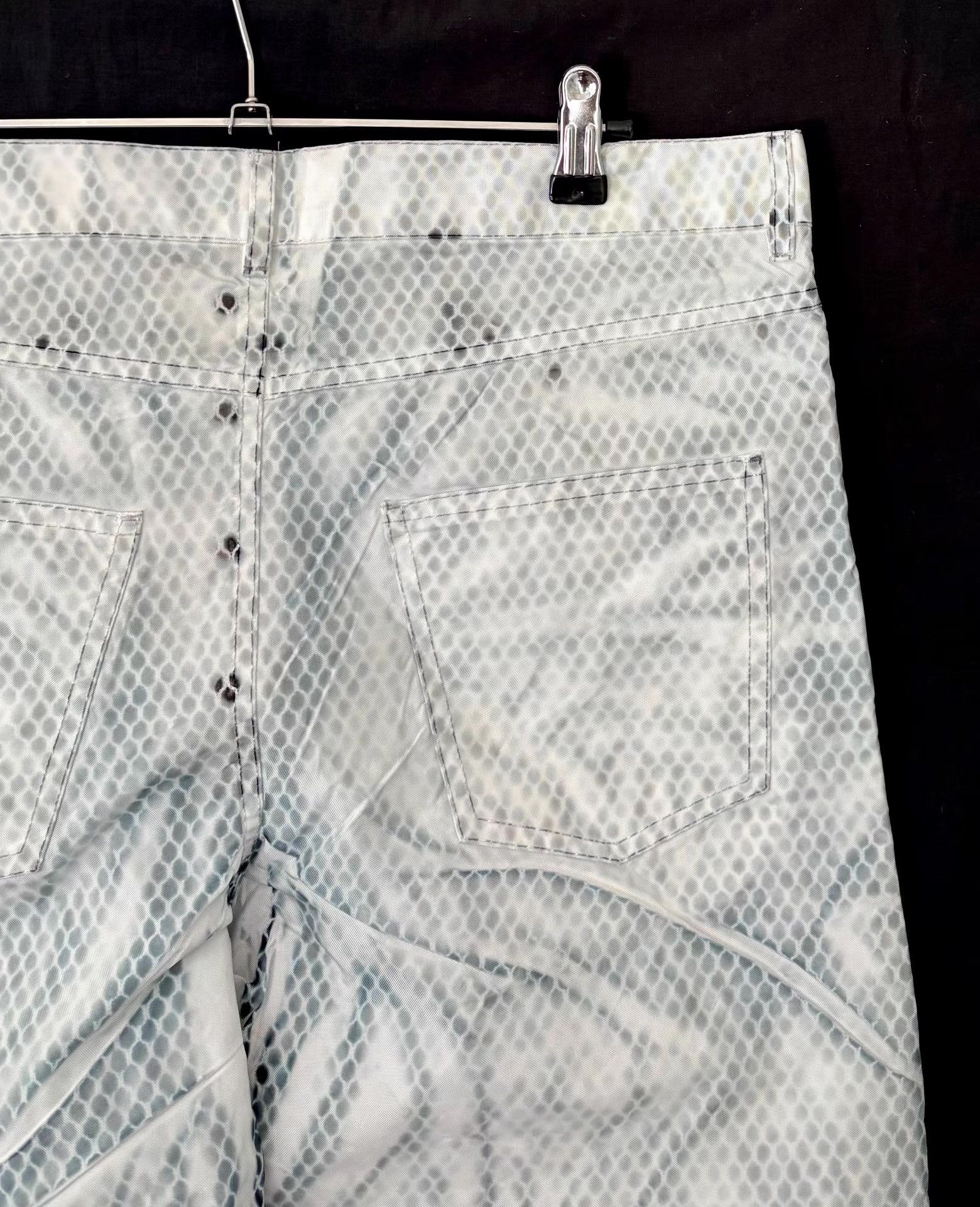 KANGHYUK Kanghyuk Men's Abstract Snake Print Techwear Pants Ｑ21 Size US 36 / EU 52 - 3 Thumbnail