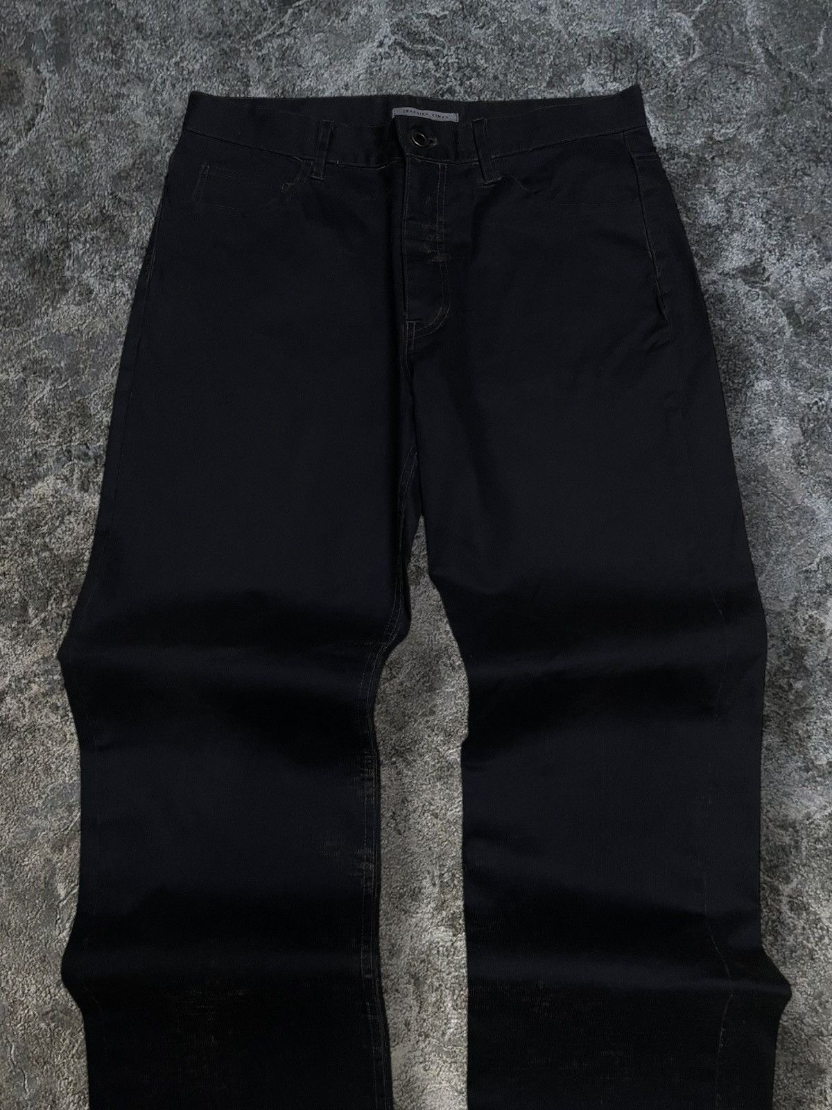 Japanese Brand Vintage 1990s Japan Designer Changing Times Waxed Style Pant Size US 30 / EU 46 - 6 Thumbnail