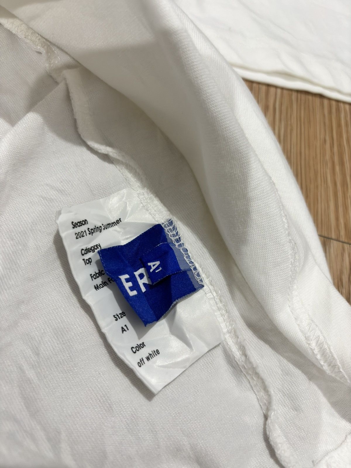 Ader Error Ader 2021 Spring Summer White Tee Size US M / EU 48-50 / 2 - 2 Thumbnail