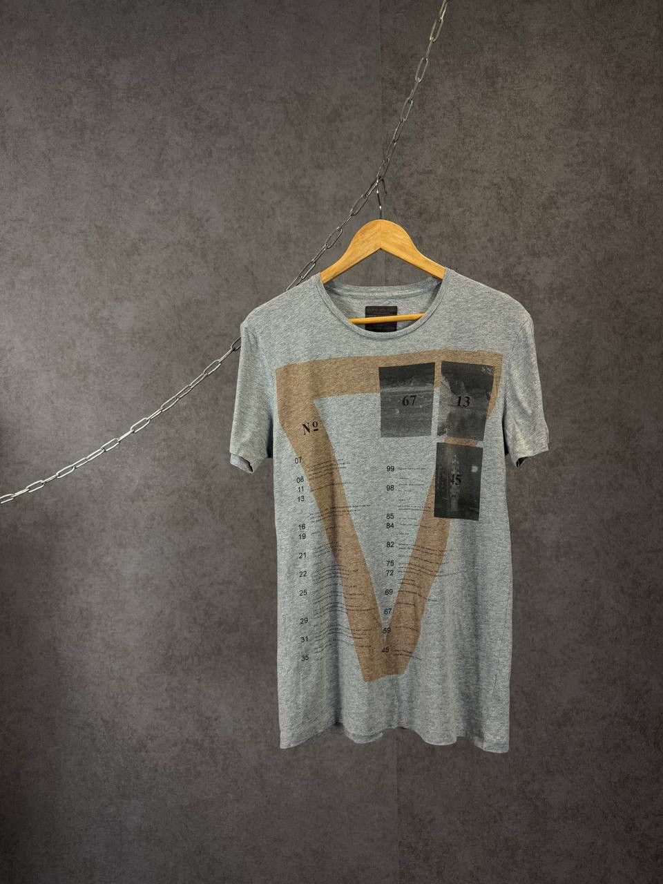 Allsaints Allsaints art designer overprinted tee Size US S / EU 44-46 / 1 - 1 Thumbnail