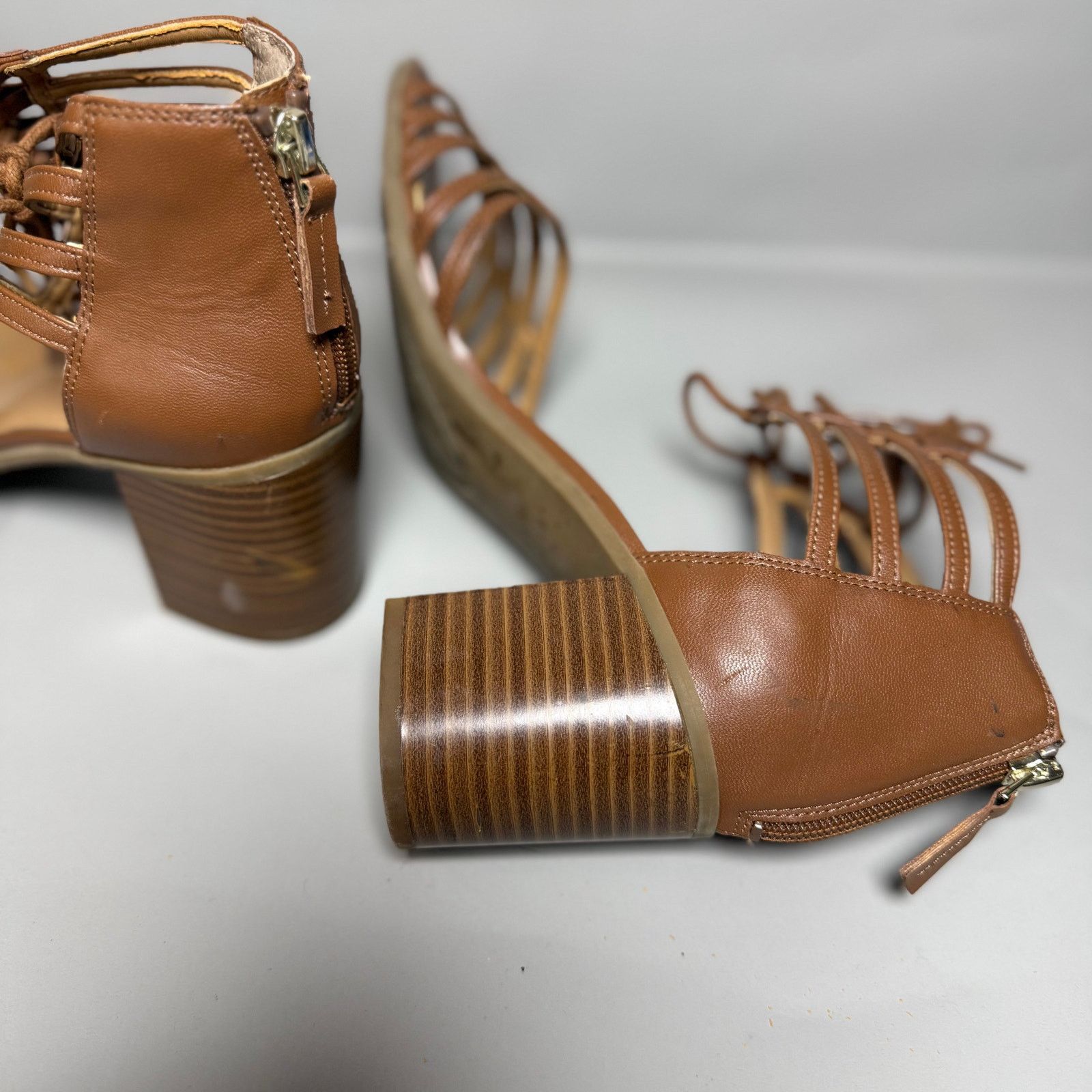 Franco Sarto Franco Sarto Henrika Lace Up High Heeled Sandal Size US 11 / IT 41 - 8 Thumbnail