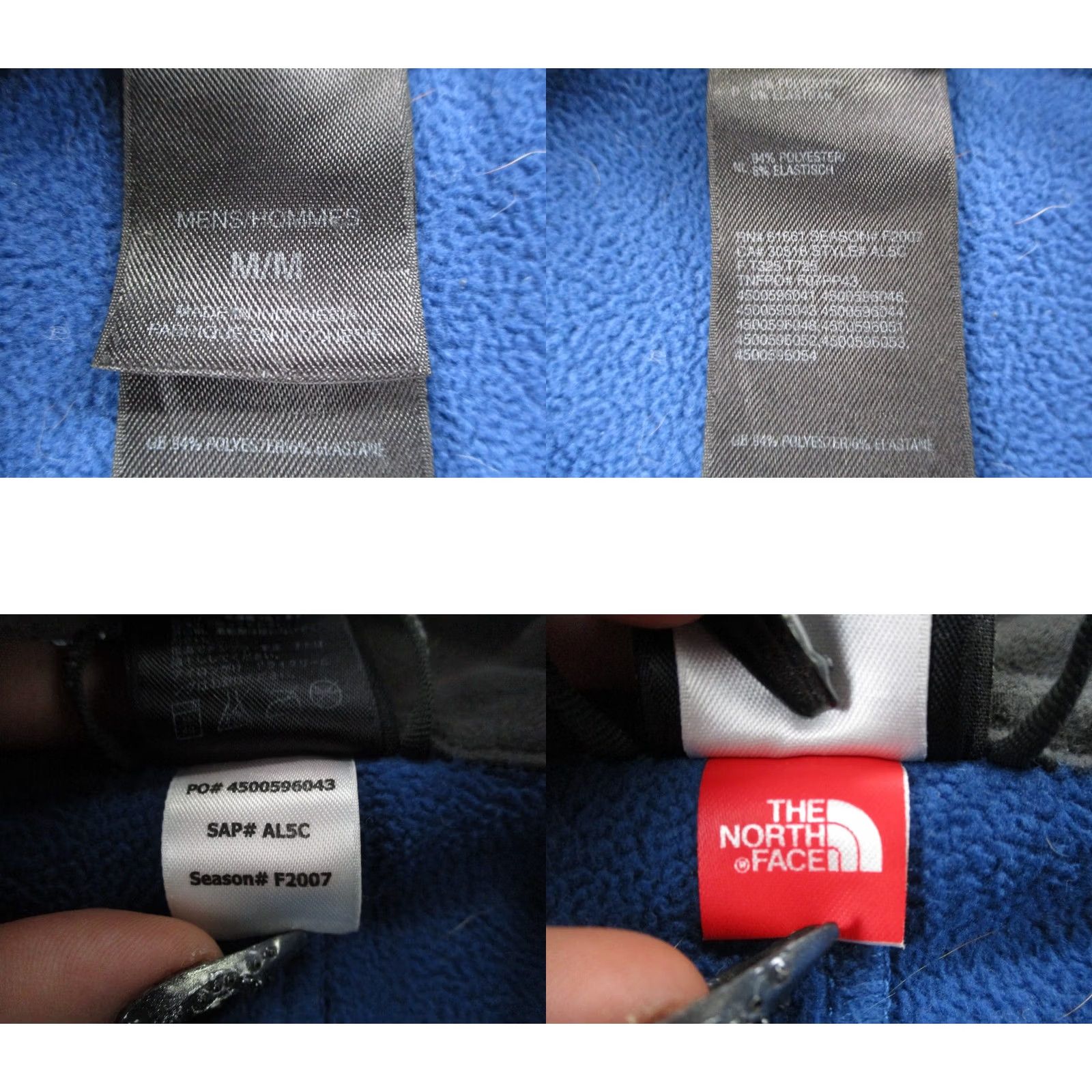 The North Face The North Face Jacket Men M Blue Fleece Lined Apex Softshell Outdoors Hiking Camping Size US M / EU 48-50 / 2 - 8 Thumbnail