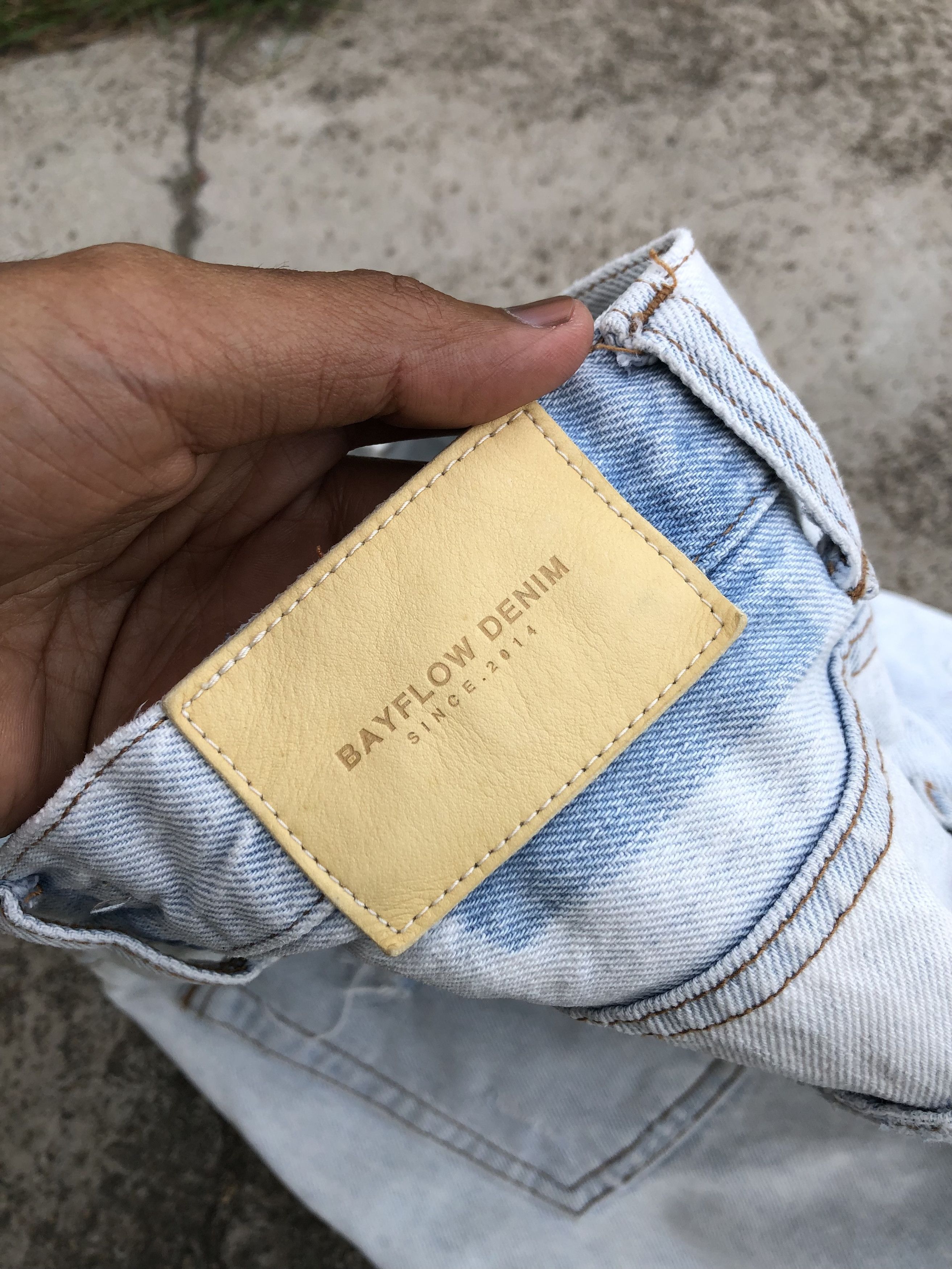Japanese Brand BAGGY BAYFLOW DENIM Size US 26 / EU 42 - 9 Thumbnail