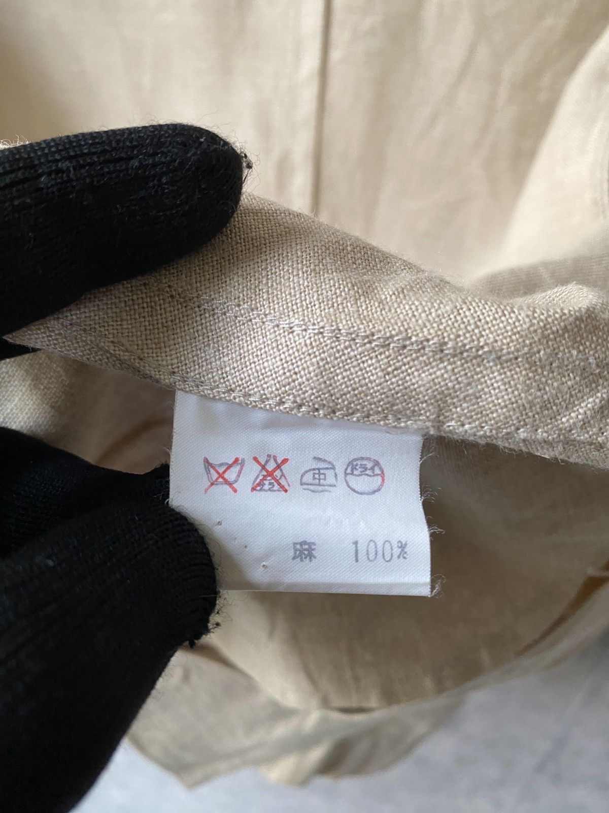 Issey Miyake Vintage 70s/80s Issey Miyake Square Label Linen Coat Jacket Size M / US 6-8 / IT 42-44 - 18 Thumbnail