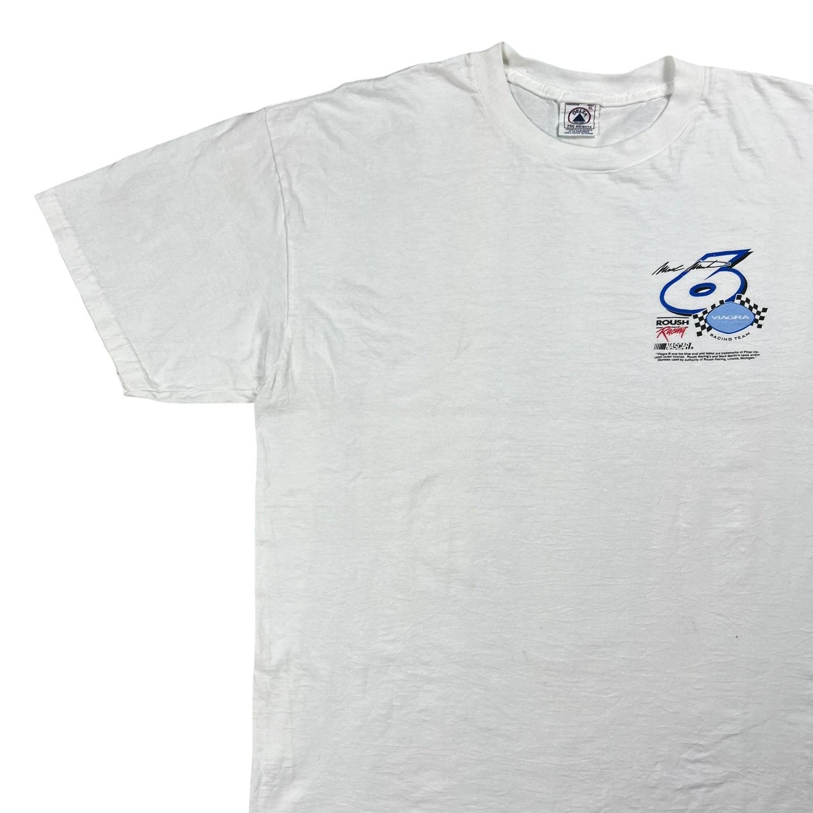 Delta × NASCAR × Vintage Vintage Y2K NASCAR Viagra Mark Martin racing promo tee (XL) Size US XL / EU 56 / 4 - 4 Thumbnail