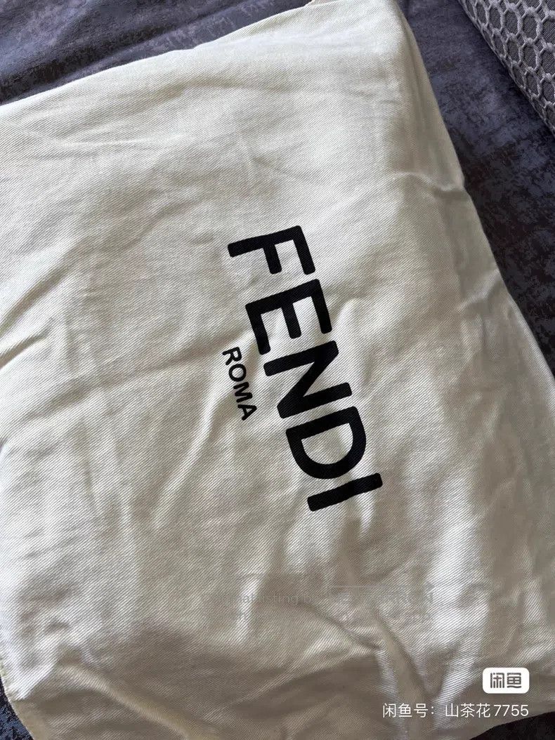 Fendi Fendi Classic Monogram Dress, Coffee Background with Black Size XS / US 0-2 / IT 36-38 - 8 Thumbnail