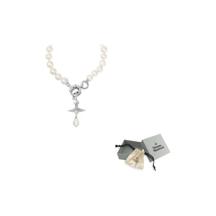Vivienne Westwood Vivienne Westwood ALEKSA Pearl Necklace -2507 Size ONE SIZE - 1 Thumbnail