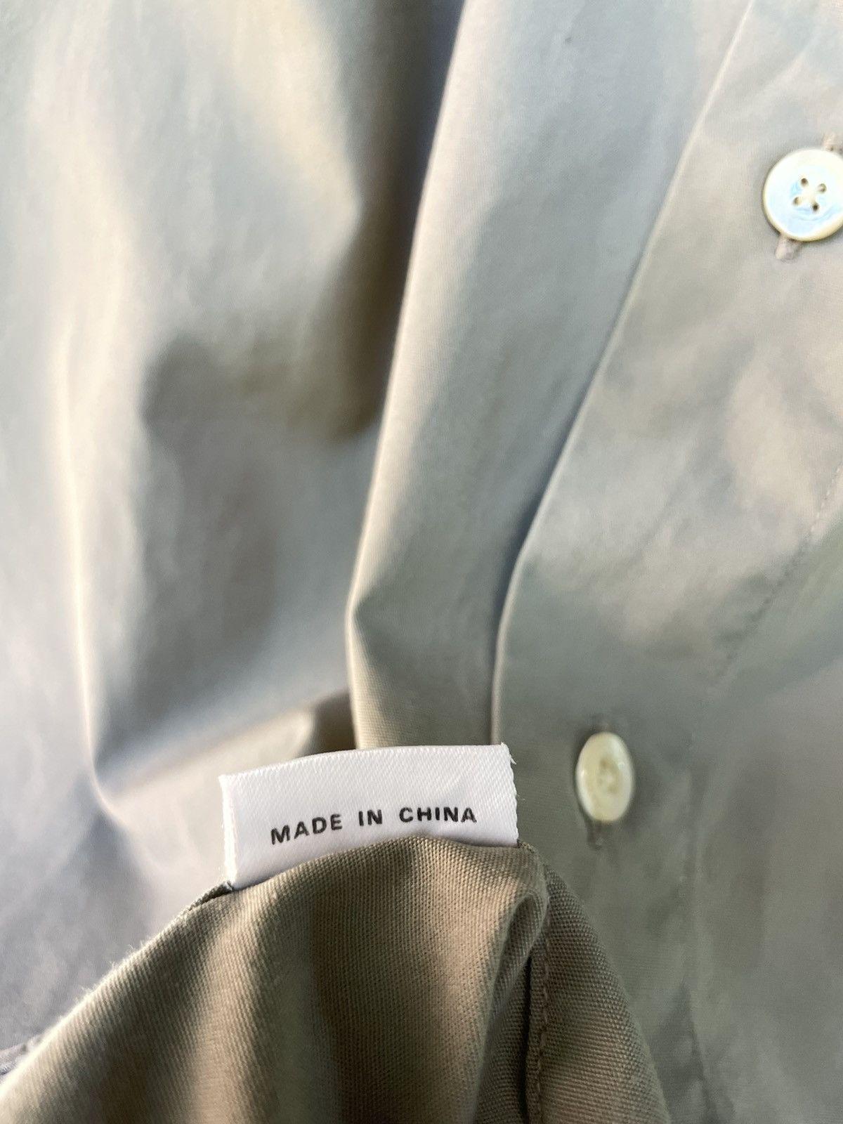Saint Laurent Paris Saint Laurent Jeans Shirt Button Up Beige YVES RARE Size US XL / EU 56 / 4 - 13 Thumbnail