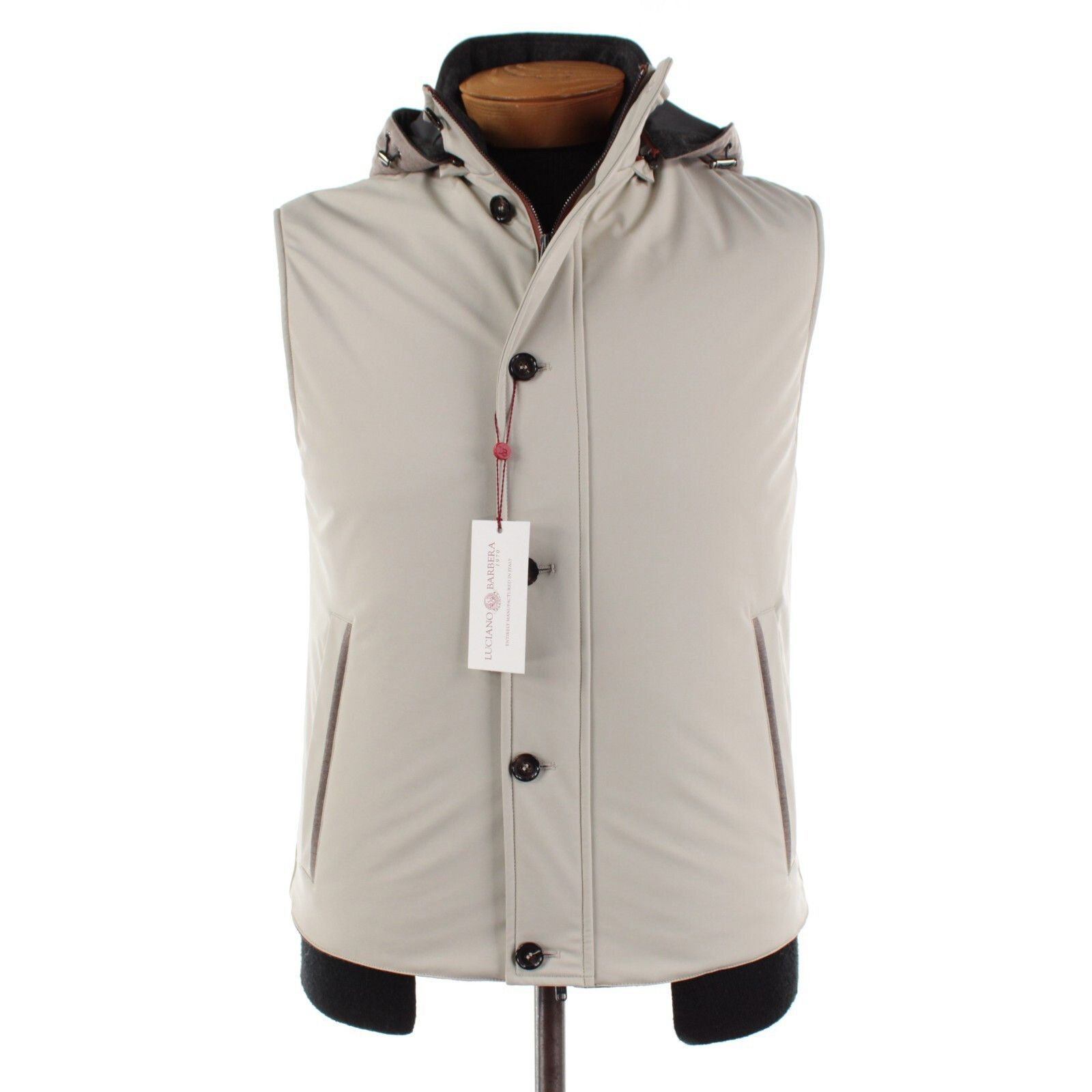 Luciano Barbera Luciano Barbera Vest Size M US In Beige Polyamide Blend Size US M / EU 48-50 / 2 - 1 Thumbnail