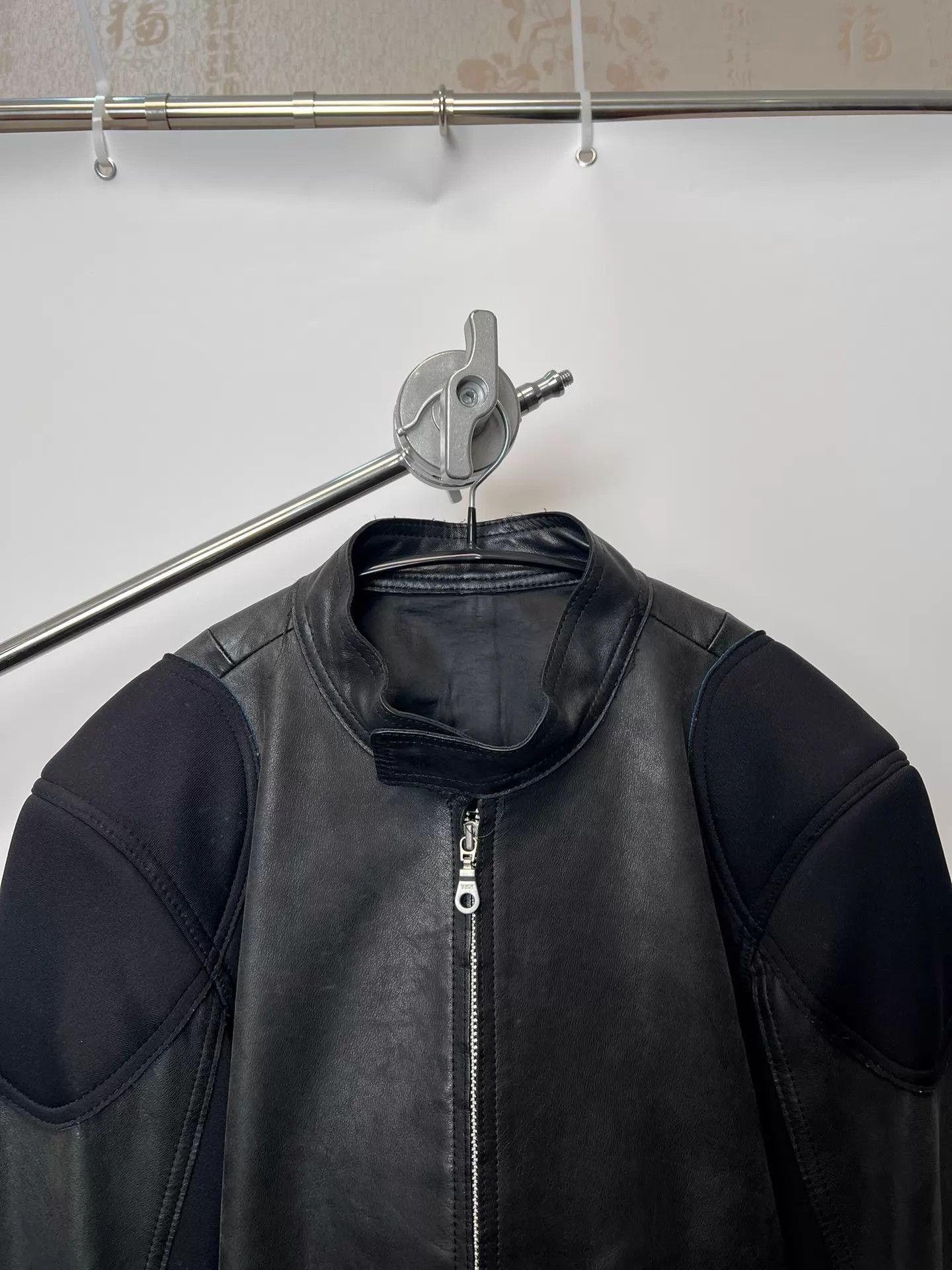 Yohji Yamamoto Yohji Yamamoto AAR Calf Leather Biker Scimitar Balenciaga Size US L / EU 52-54 / 3 - 3 Thumbnail