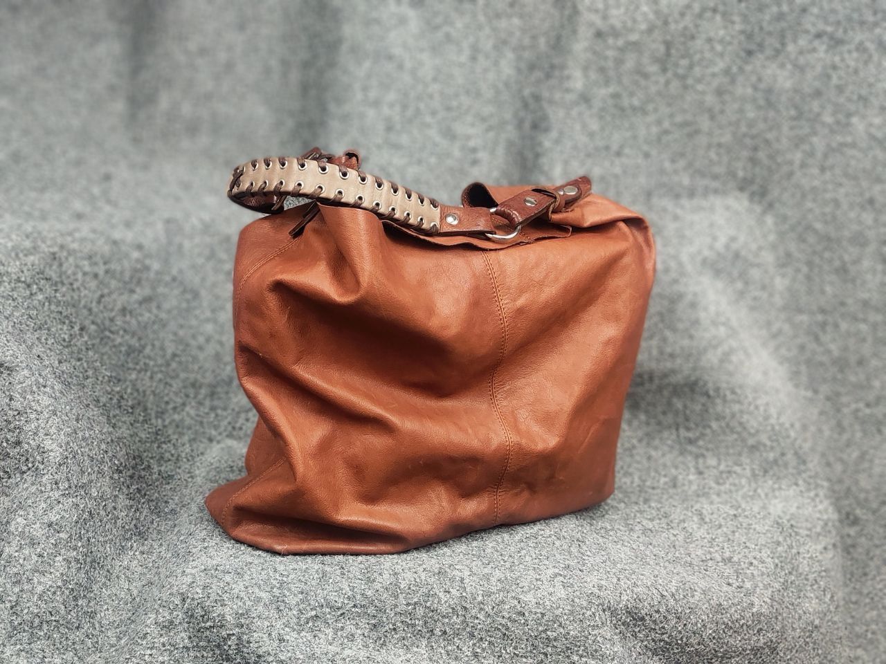 Genuine Leather Maurizio Taiuti Italy Design leather Shoulder Shopper bag Size ONE SIZE - 6 Thumbnail