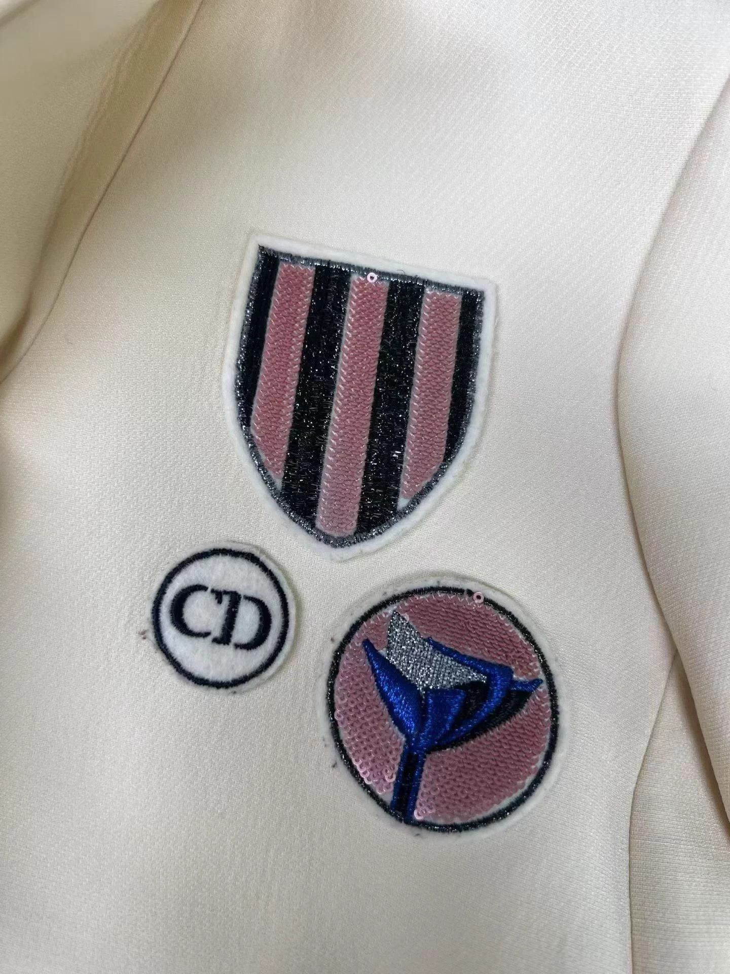 Dior Dior Embroidered Logo Blazer 34 Size XS / US 0-2 / IT 36-38 - 5 Thumbnail