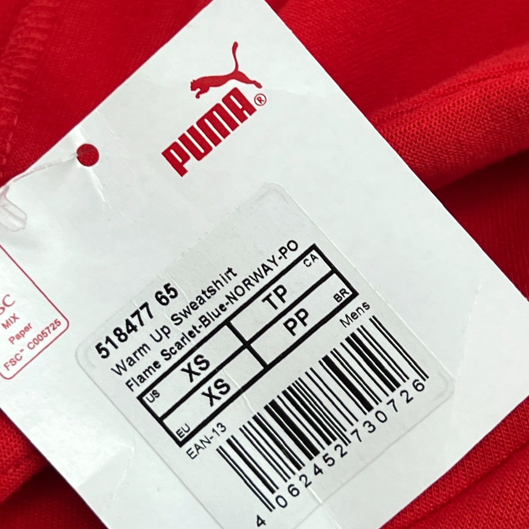 Puma PUMA Norway 2019 International Team Sweatshirt Hoodie Pullover Hooded XS Blue Unisex Adults Hoodie Long Sleeve Regular Fit Winter Pullover Shirt Size US L / EU 52-54 / 3 - 4 Thumbnail