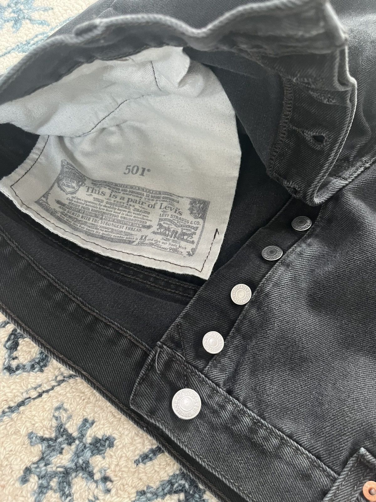 Levi's HEAT DISTRESSED LEVI'S 501XX Size US 36 / EU 52 - 3 Thumbnail