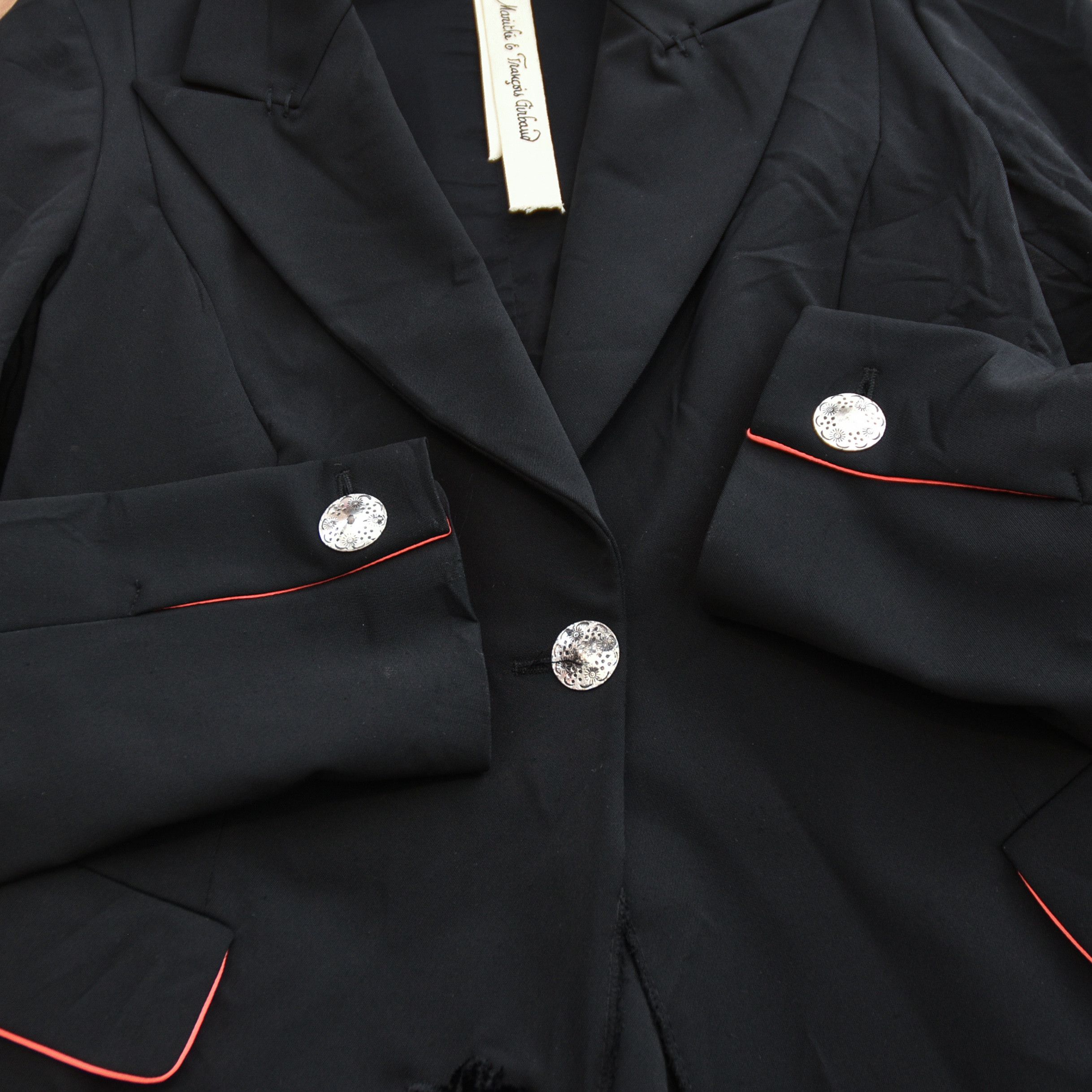 Marithe + Francois Girbaud MARITHE FRANCOIS GIRBAUD M+FG Avantgarde Blazer Y2K Size M / US 6-8 / IT 42-44 - 9 Thumbnail