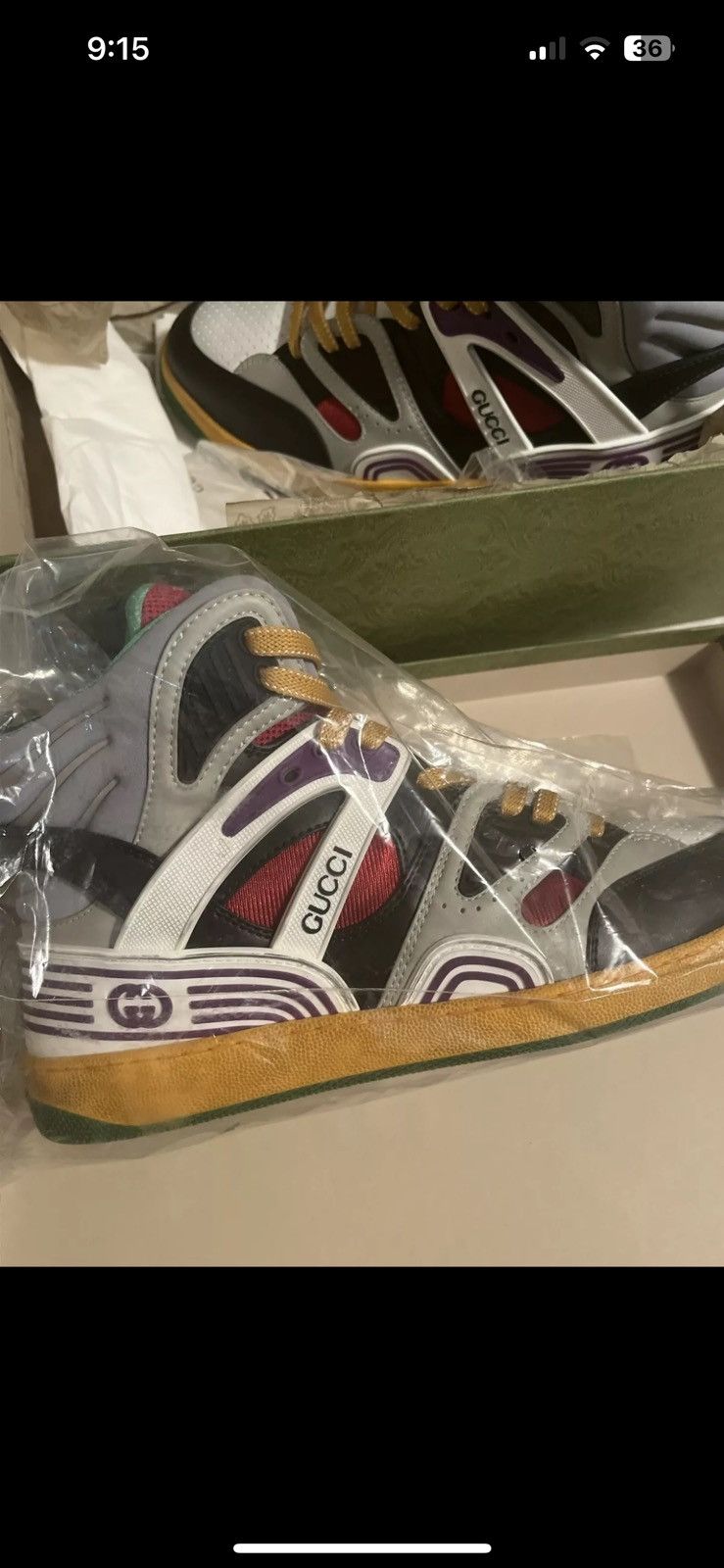 Gucci Gucci Basketball high top sneakers Size US 9 / EU 42 - 4 Thumbnail