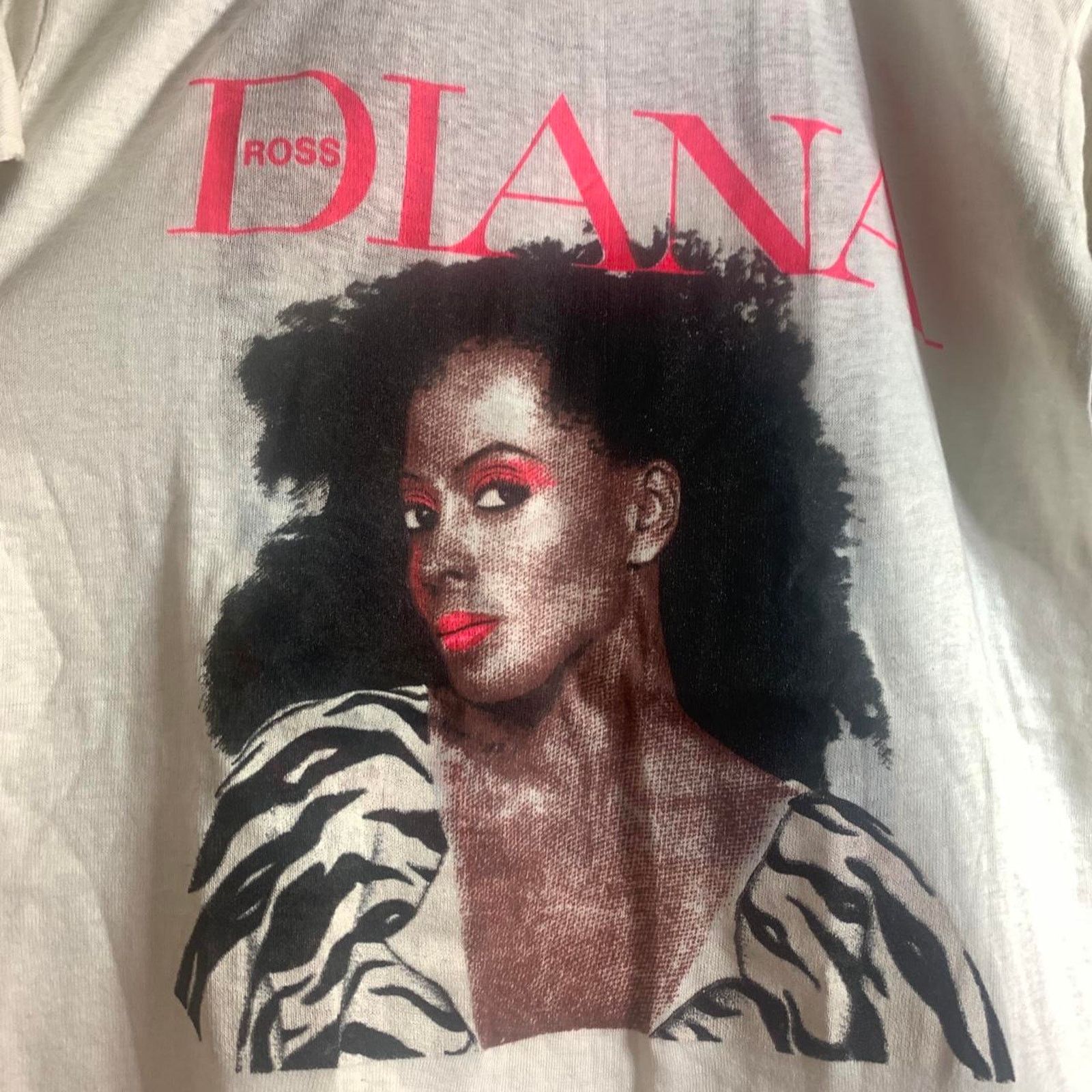 Vintage 80s DIANA ROSS Queen Of Motown ringer graphic tee shirt L Size US L / EU 52-54 / 3 - 1 Thumbnail