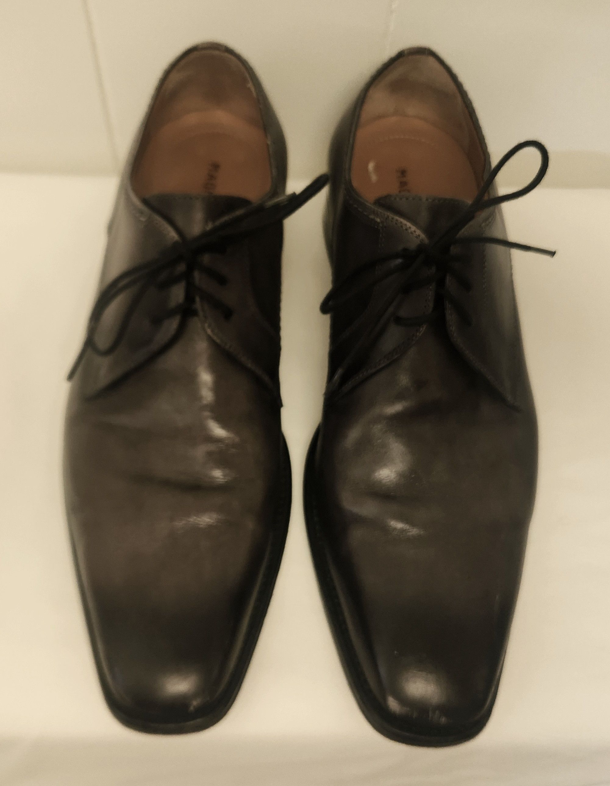Magnanni Magnanni grey shoes 10 men's leather lace up Size US 10 / EU 43 - 3 Thumbnail