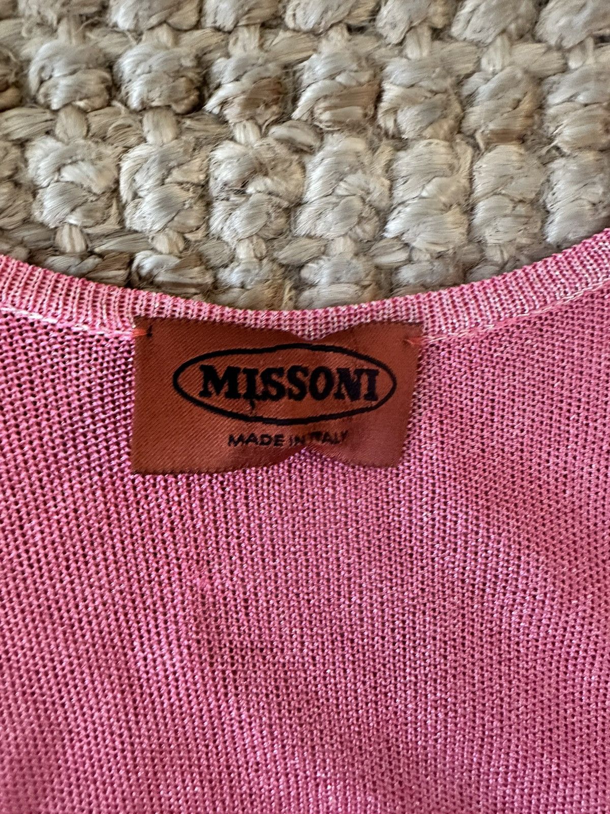 Missoni MISSONI Metallic Pink Tank Top Size 50 IT Size XL / US 12-14 / IT 48-50 - 10 Thumbnail