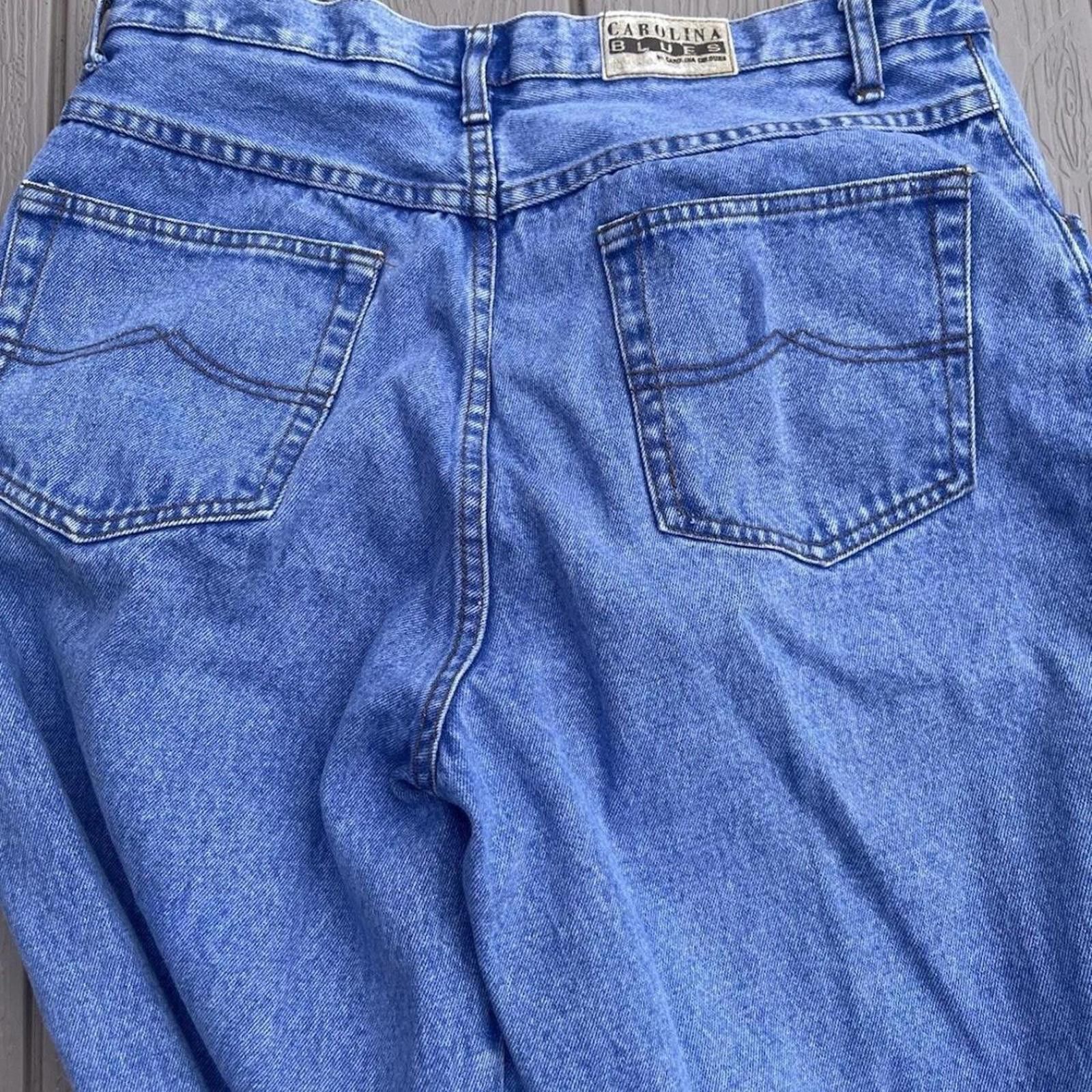 Other vintage CAROLINA BLUES High Rise Denim Mom Jeans large Size 36" / US 14 / IT 50 - 3 Thumbnail