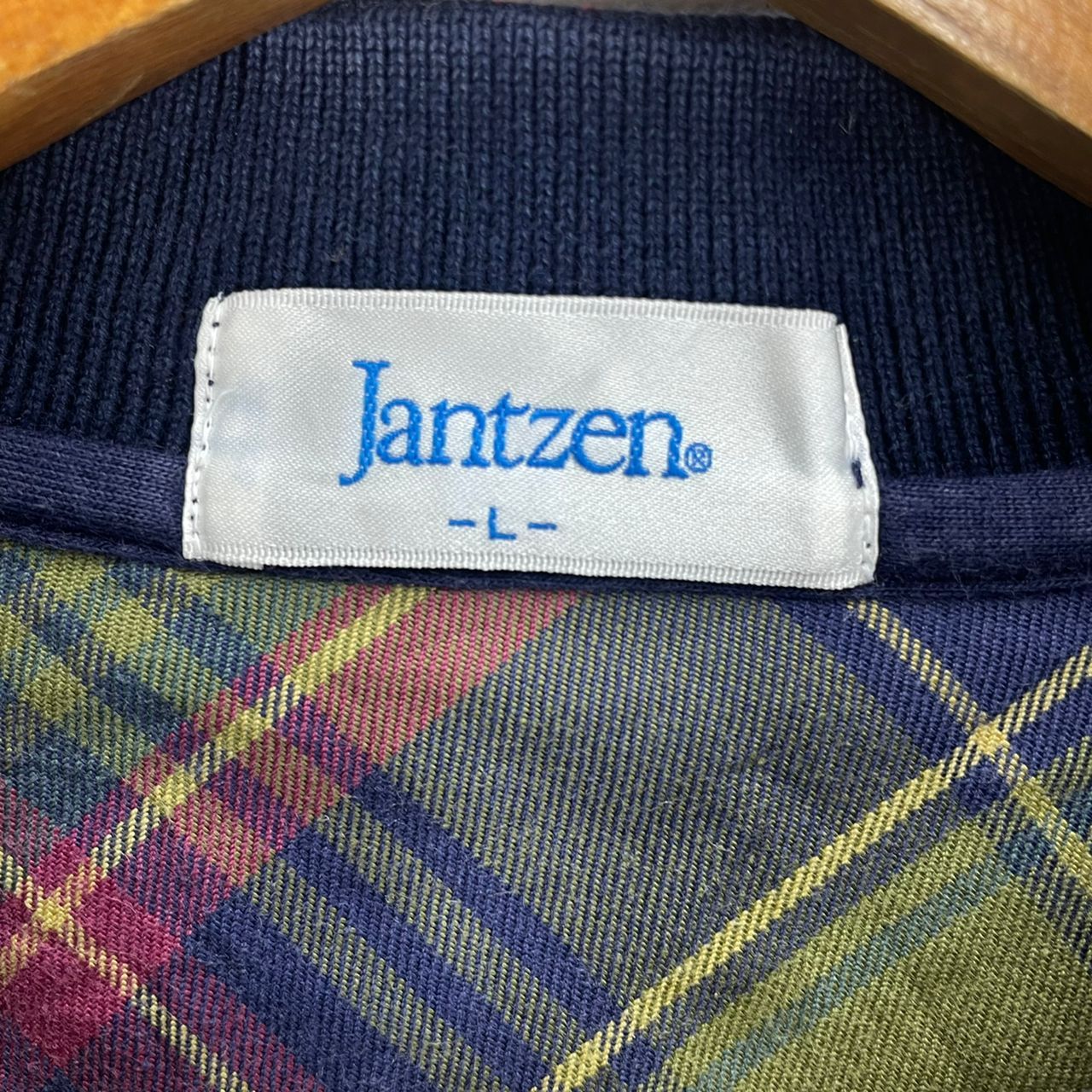 Jantzen Vintage Jantzen Collared Button Up Pullover Sweatshirt Size US L / EU 52-54 / 3 - 6 Thumbnail
