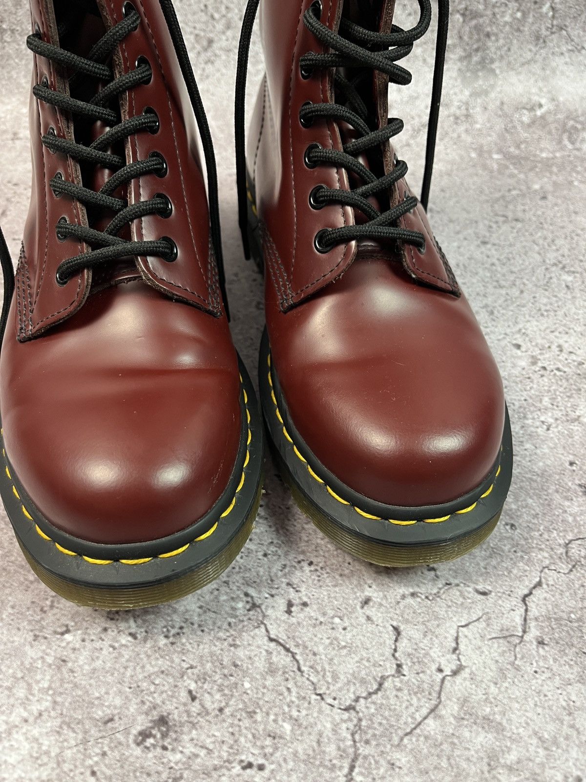Dr. Martens 1460 Cherry Red Boots Size US 8 / EU 41 - 4 Thumbnail