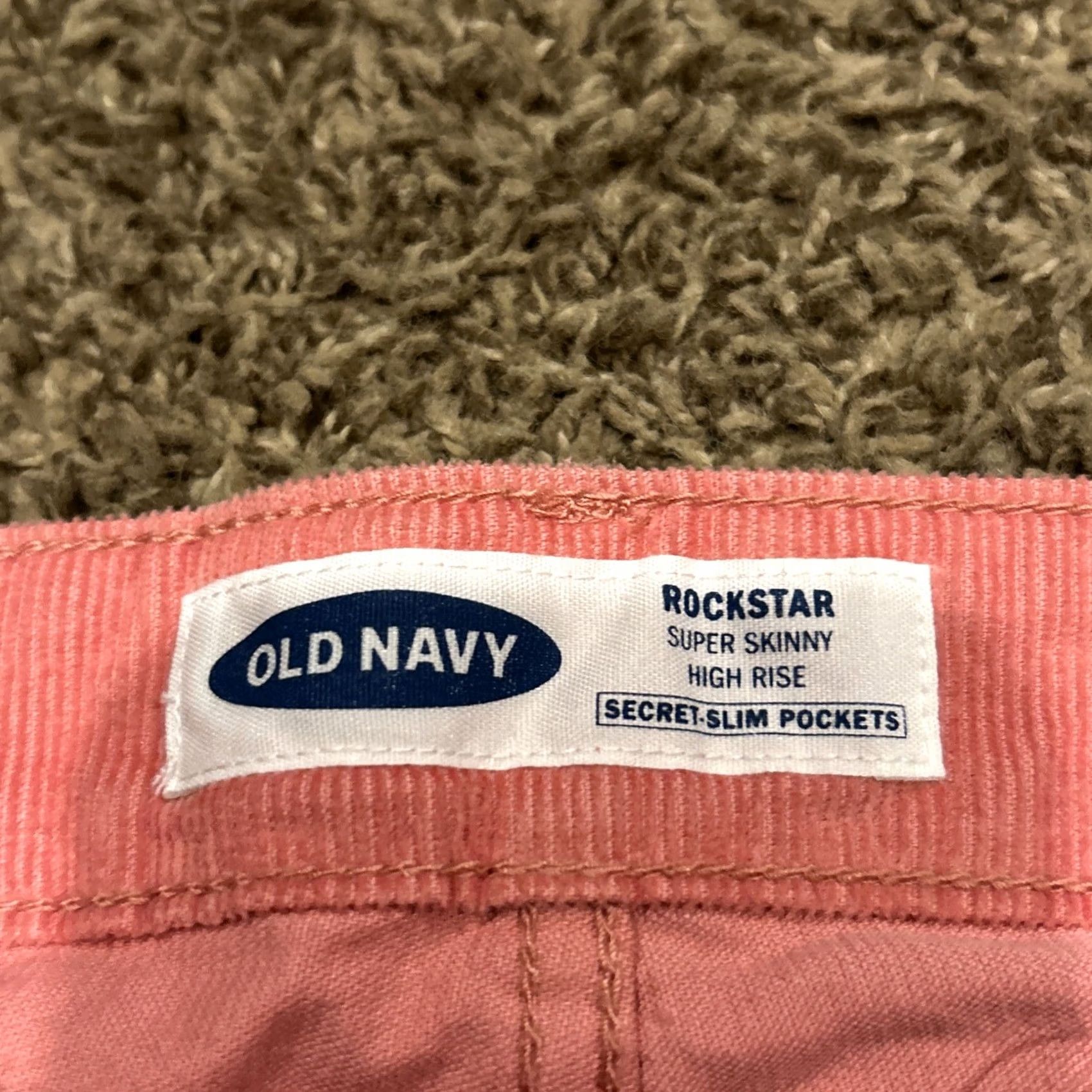 Old Navy Old Navy Pants Womens 0 Pink NWT Corduroy Women Skinny Rockstar High Rise B26 Size 25" / US 0 / IT 36 - 2 Thumbnail